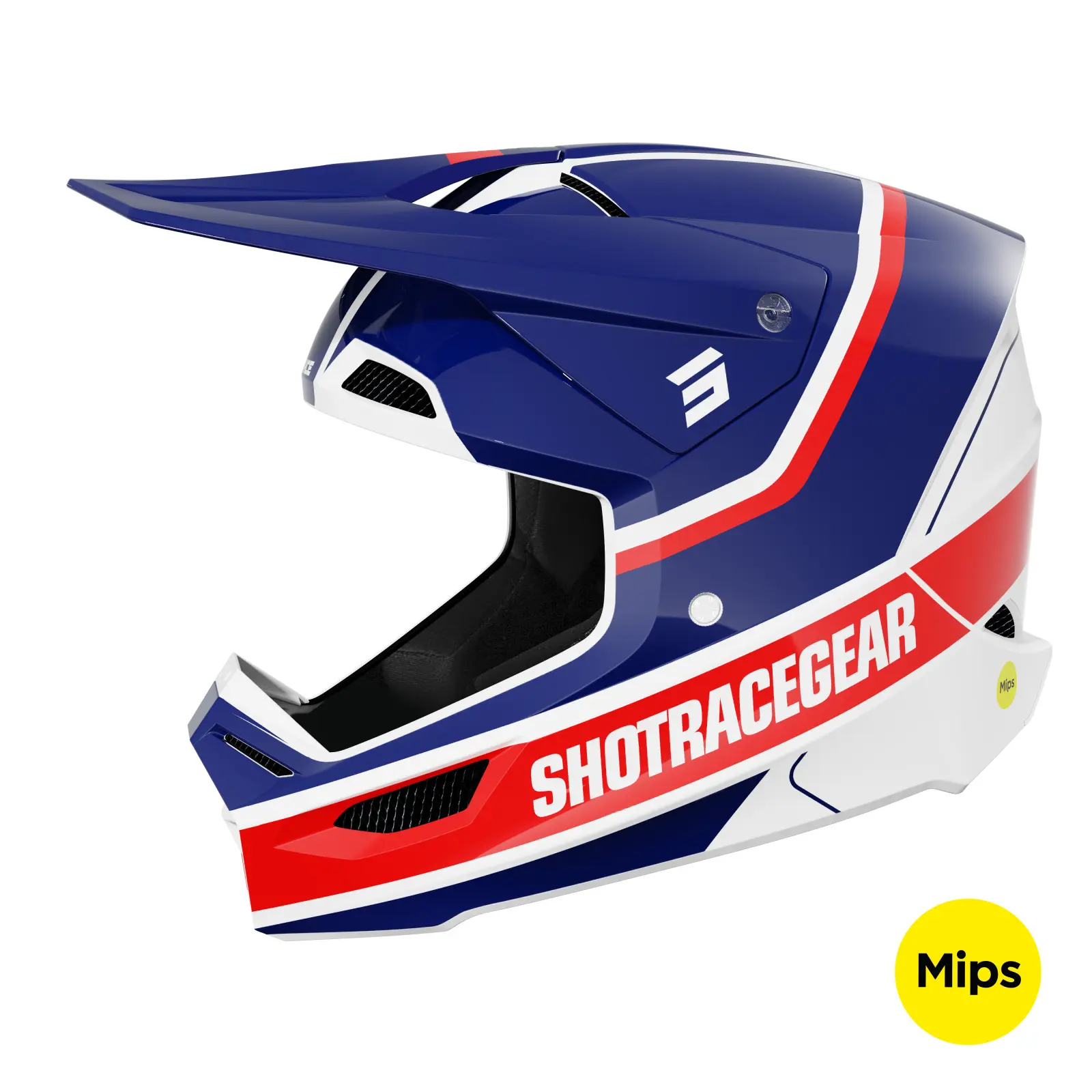 Motorrad-Integralhelm Shot Race Gear Race Mythic