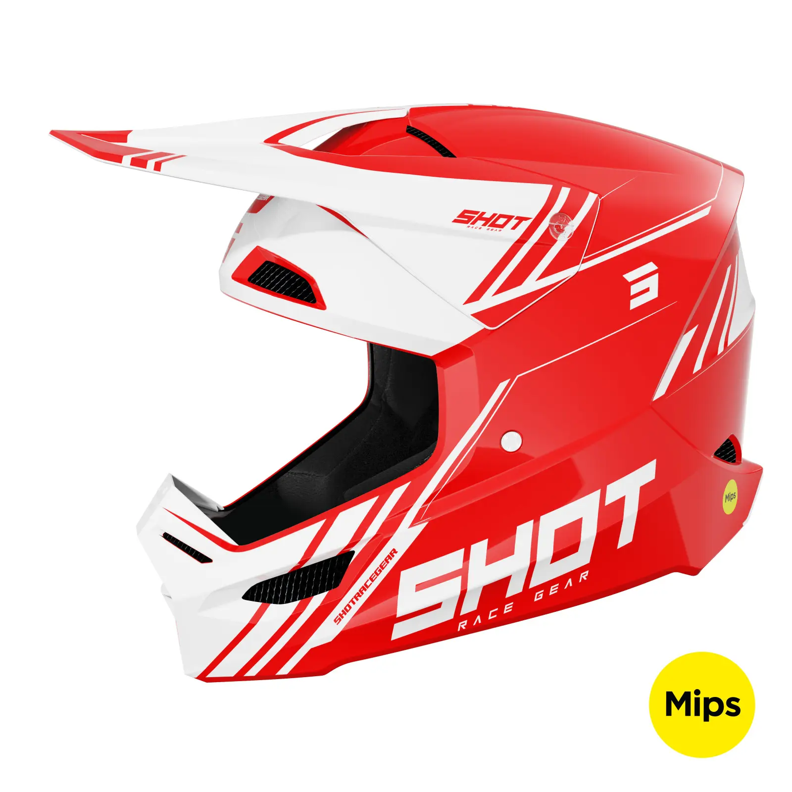 Motorrad-Integralhelm Shot Race Gear Race Sprint