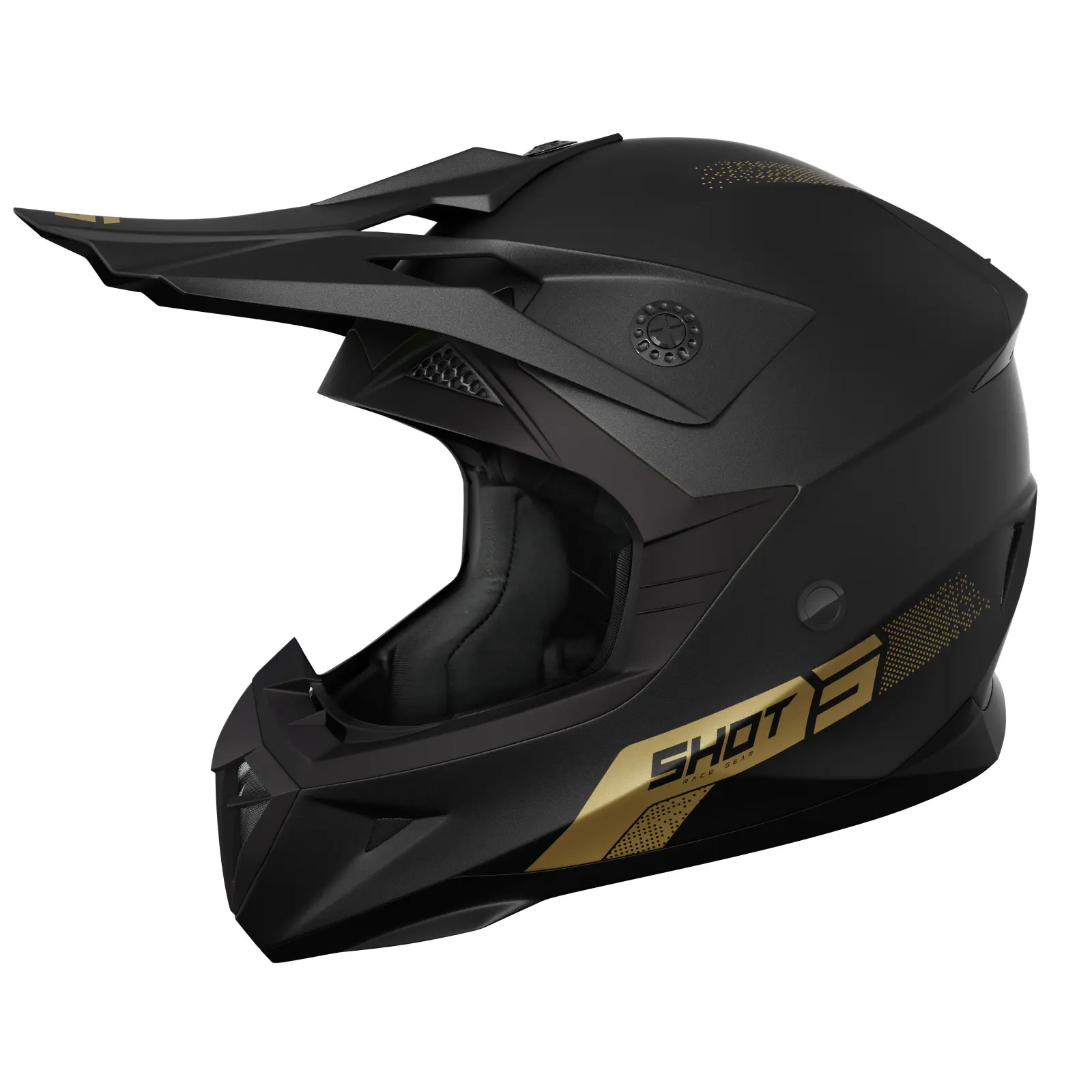 Motorrad-Integralhelm Shot Race Gear Pulse Element