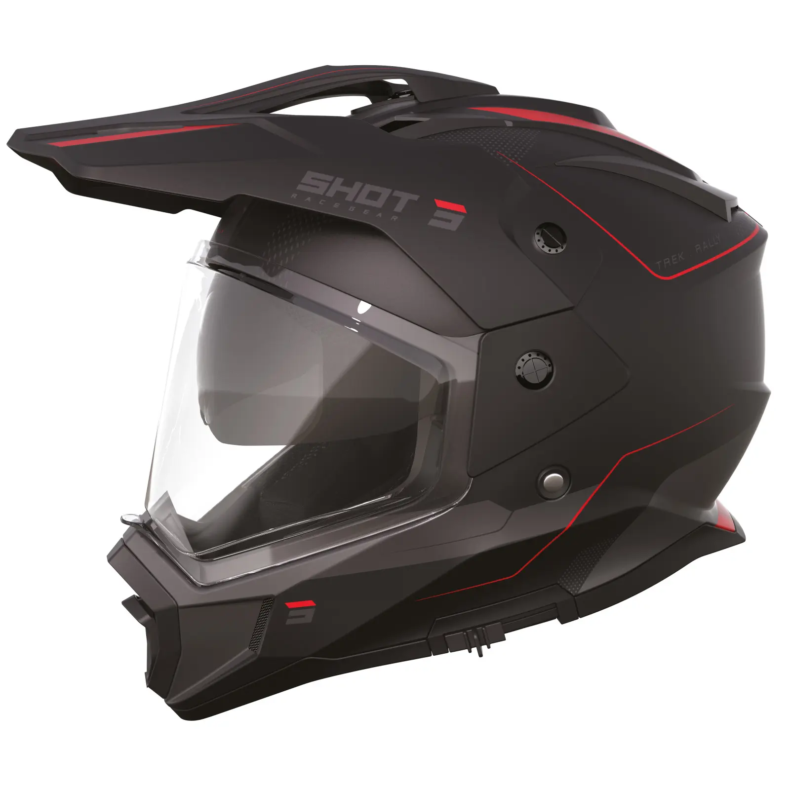 Motorrad-Cross-Helm Shot Race Gear Trek Max Vision