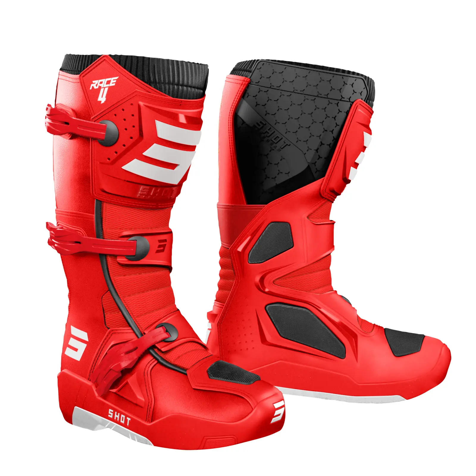 Motorradstiefel Shot Race Gear Race 4