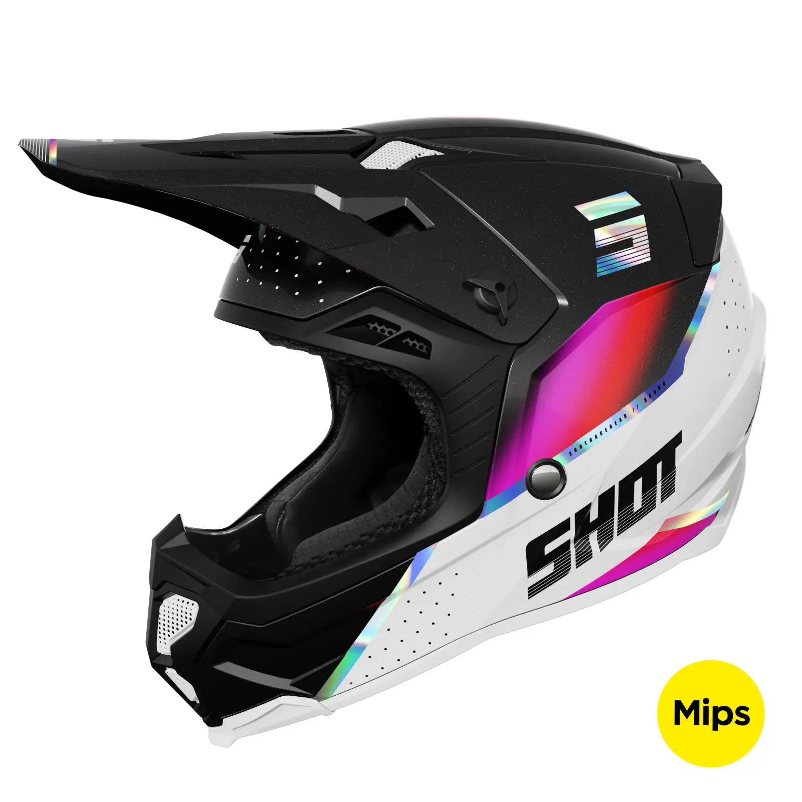 Motorrad-Integralhelm Shot Race Gear Core Honor