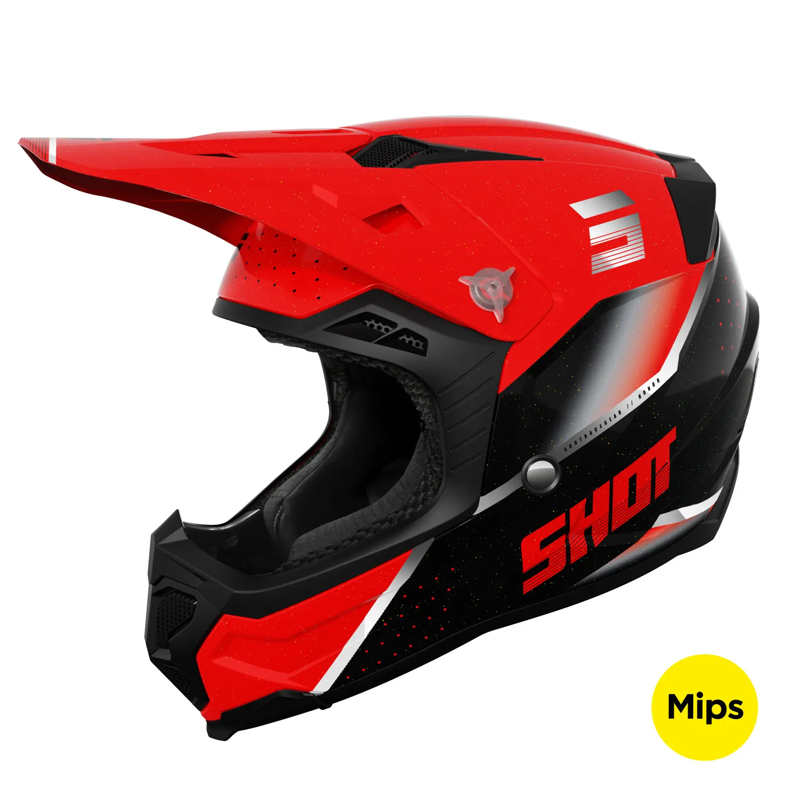 Motorrad-Integralhelm Shot Race Gear Core Honor