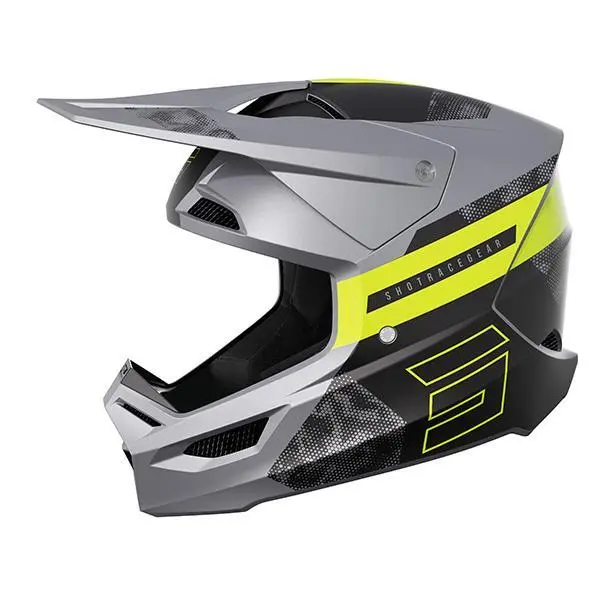 Motorrad-Cross-Helm Shot Race Gear Furious Patrol