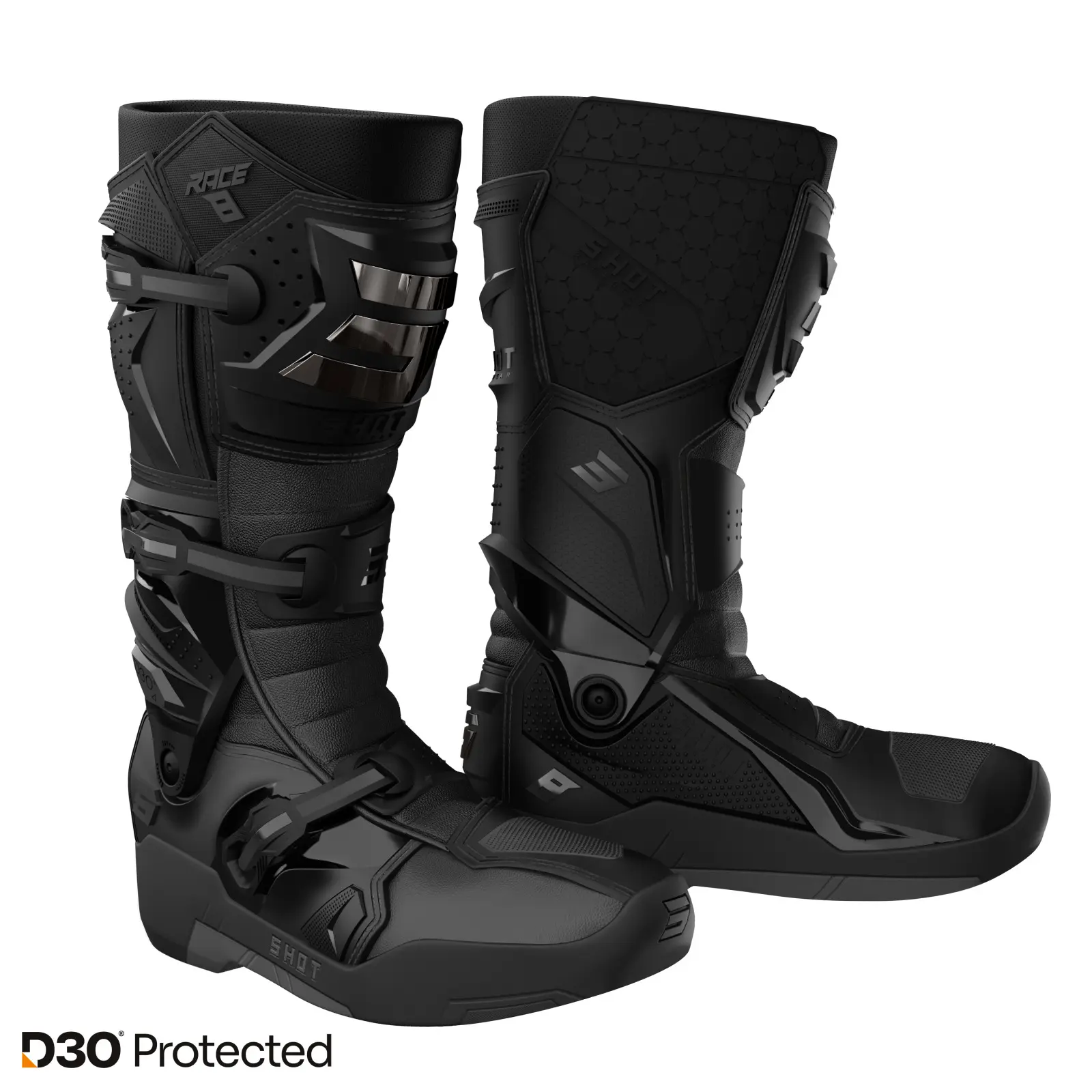 Motorradstiefel Shot Race Gear Race 8