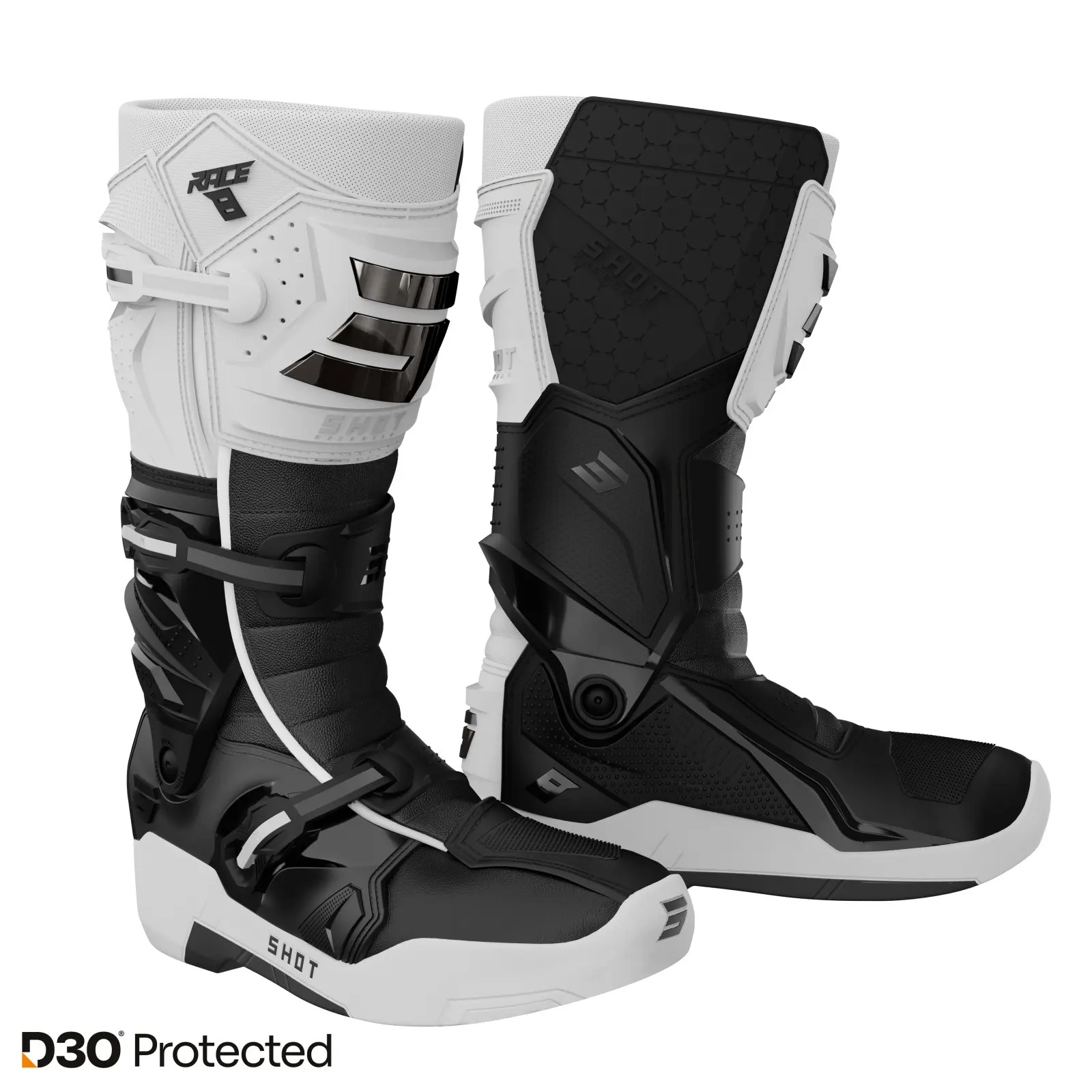Motorradstiefel Shot Race Gear Race 8