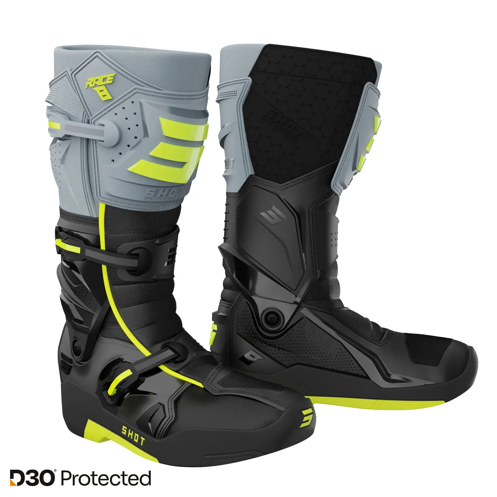Motorradstiefel Shot Race Gear Race 8