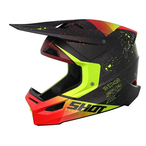 Motorrad-Cross-Helm Shot Race Gear Furious Matrix