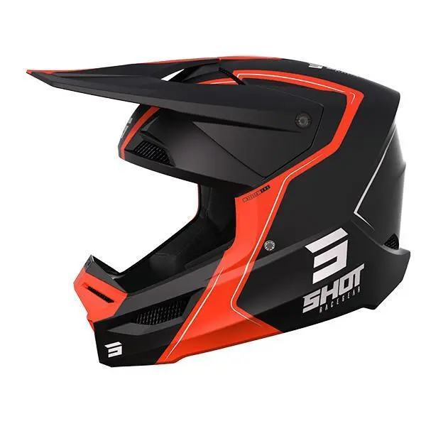 Motorrad-Cross-Helm Shot Race Gear Furious Reflex