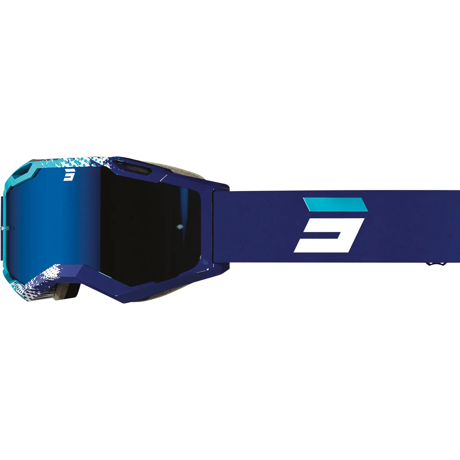 Motorrad-Crossbrille Shot Race Gear Iris 2.0