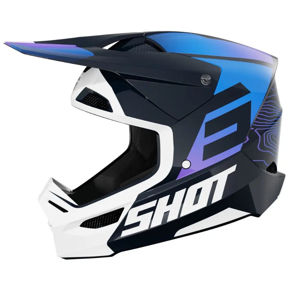 Motorrad-Cross-Helm Shot Race Gear Furious