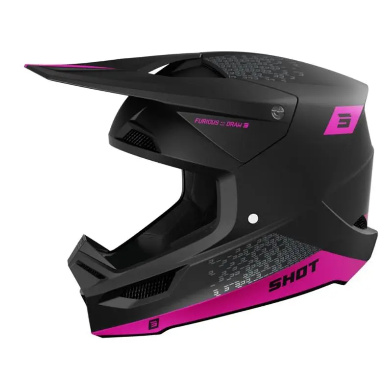 Motorrad-Cross-Helm Shot Race Gear Furious