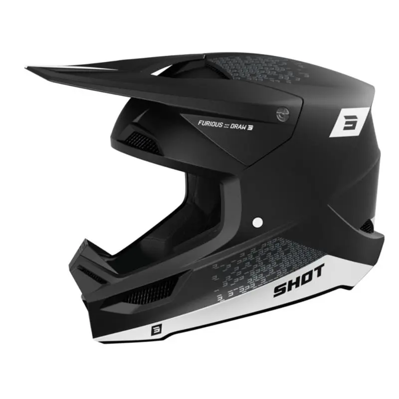 Motorrad-Cross-Helm Shot Race Gear Furious