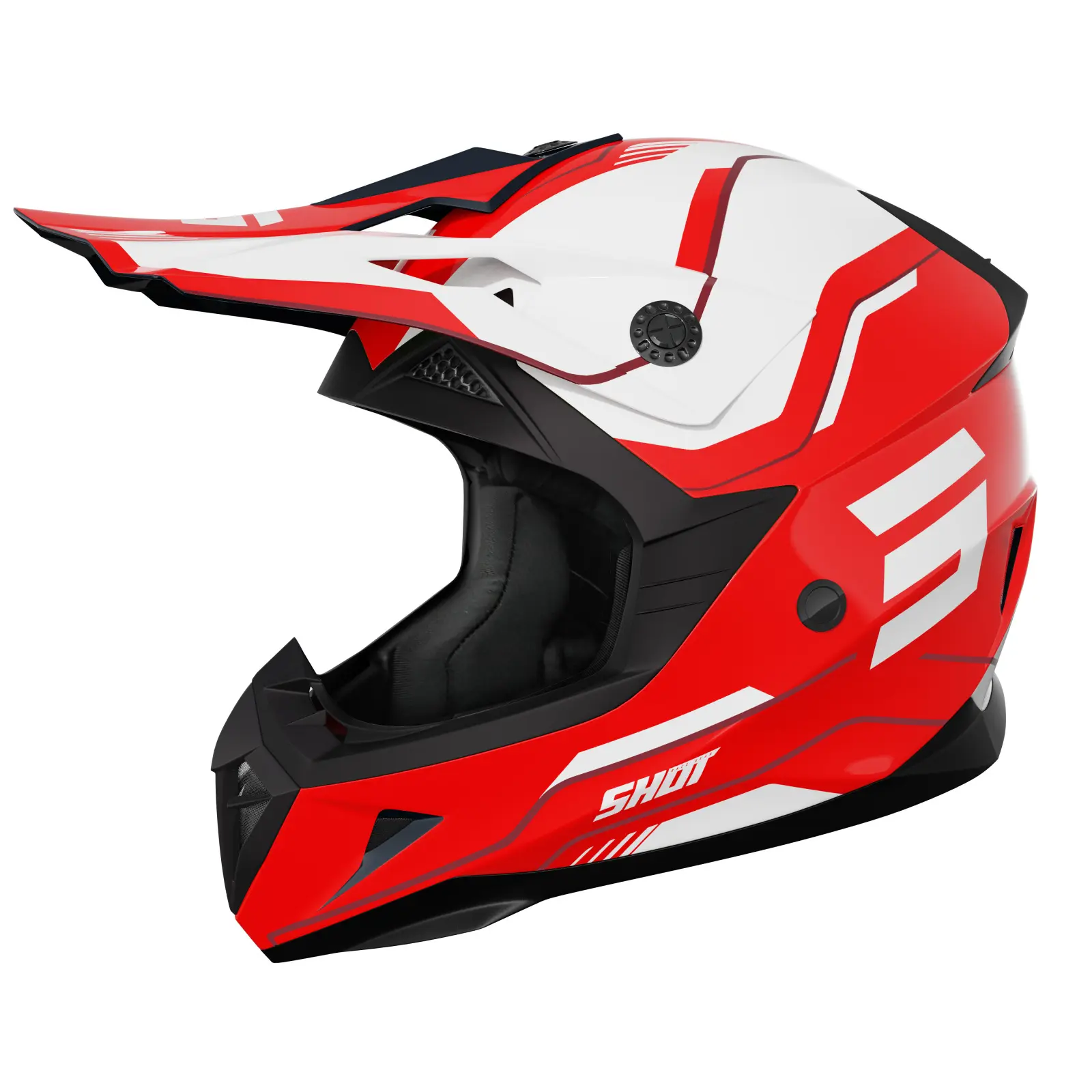Motocross-Helmvisier für Kinder Shot Race Gear Pulse Lines