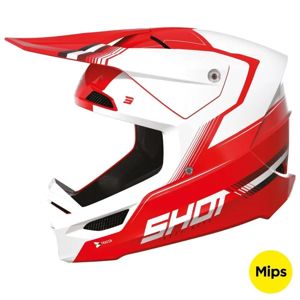 Motorrad-Cross-Helm Shot Race - Tracer