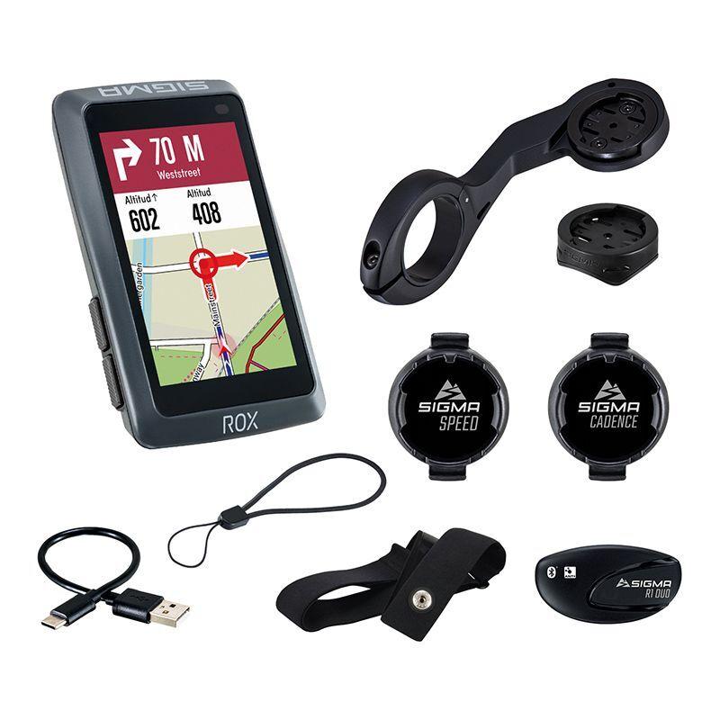 SIGMA SPORT ROX 12.1 Evo GPS Trainingscomputer + Sensor Set