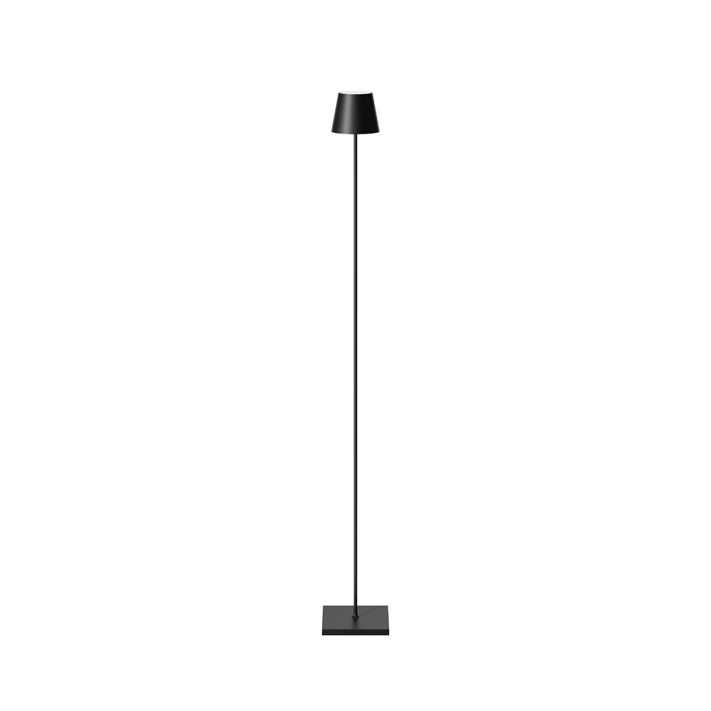 4028085454903 - LED-Akku-Stehleuchte Nuindie IP54 120 cm rund USB-C schwarz