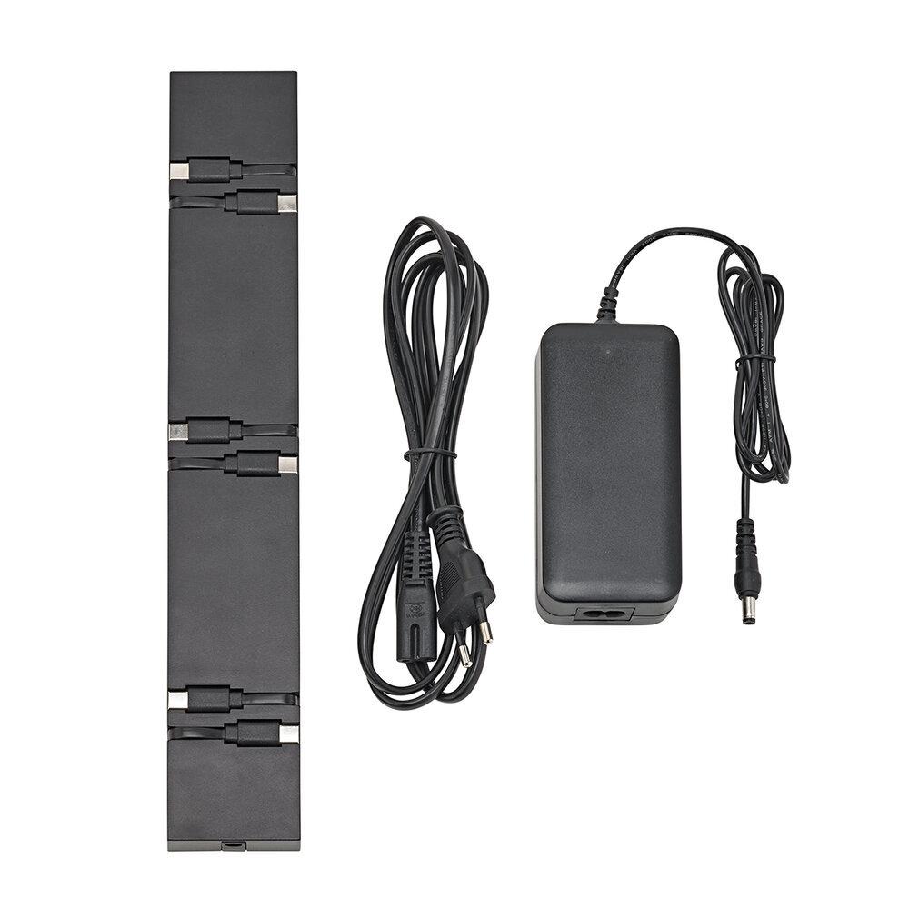 4028085455917 - USB-C Ladestation für Nuindie Akkuleuchten 6-fach