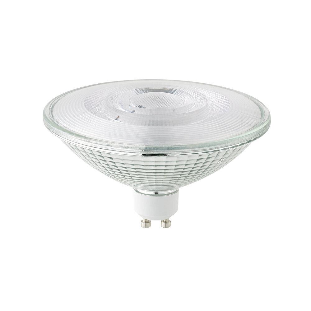 4028085574946 - ES111 LED Leuchtmittel GU10 15W 40° 3000K warmweiß dimmbar Luxar Glas