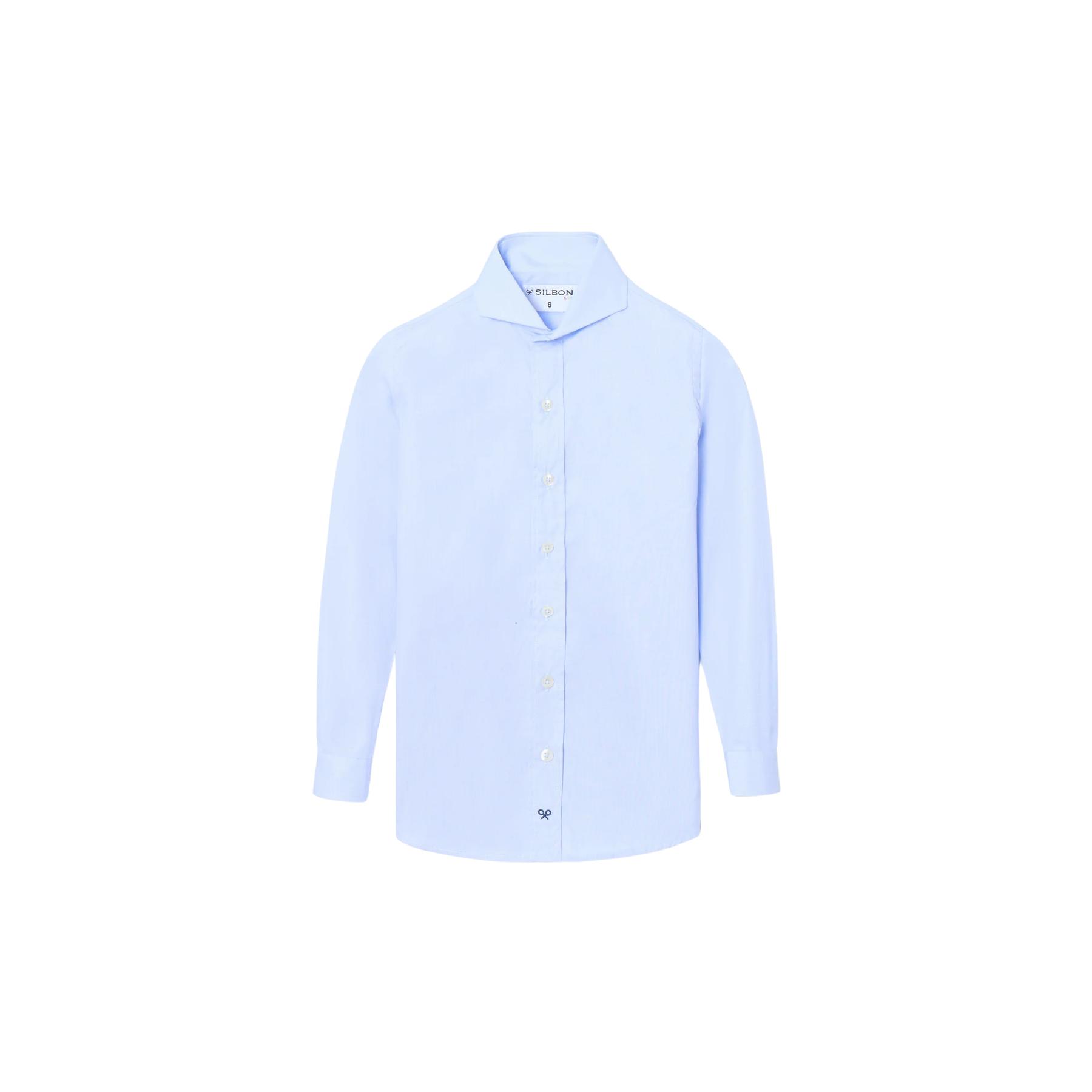 8445165225929 - Langarmhemd mit einfachen Manschetten für Kinder Silbon