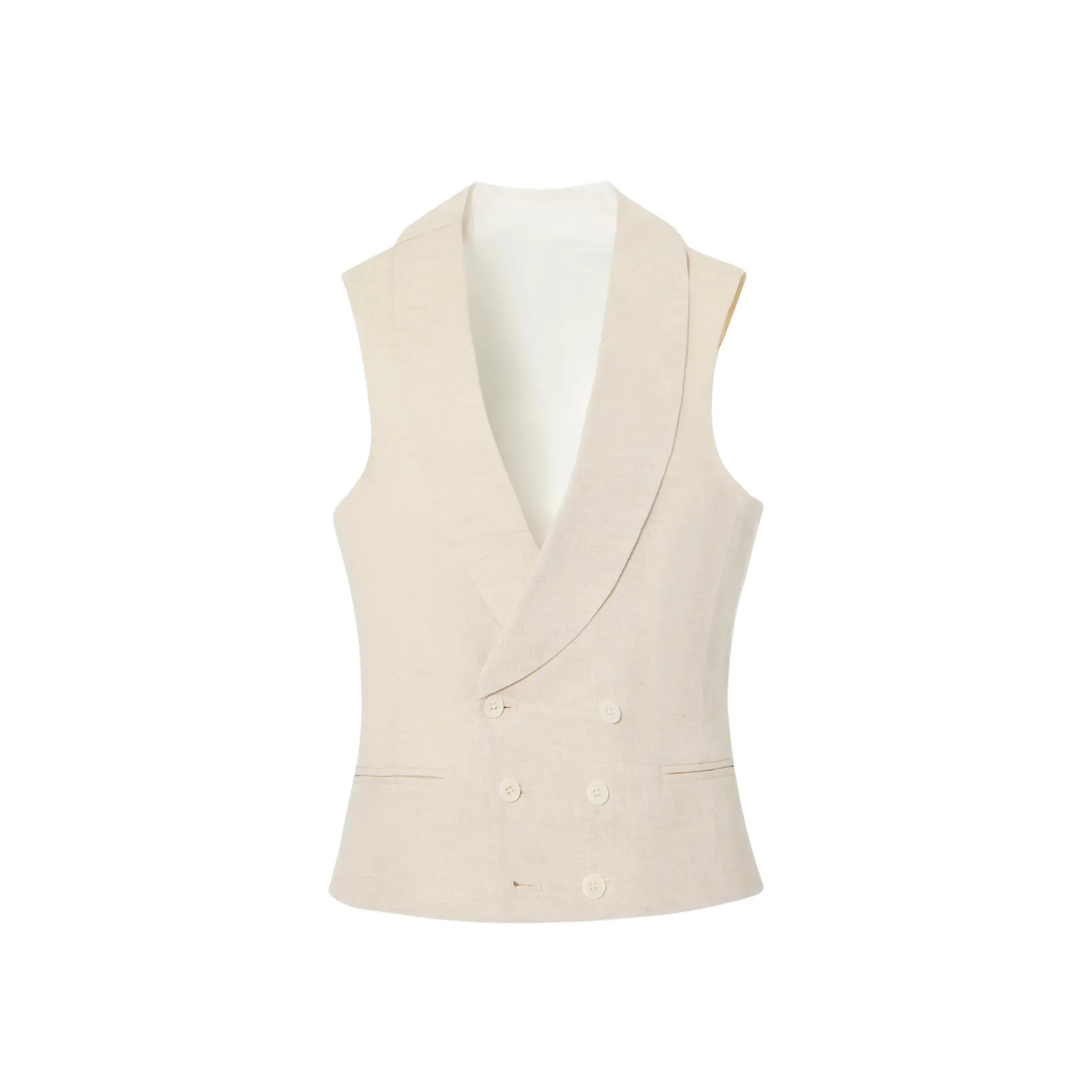 8445165412817 - Klassischer Anzugweste Silbon