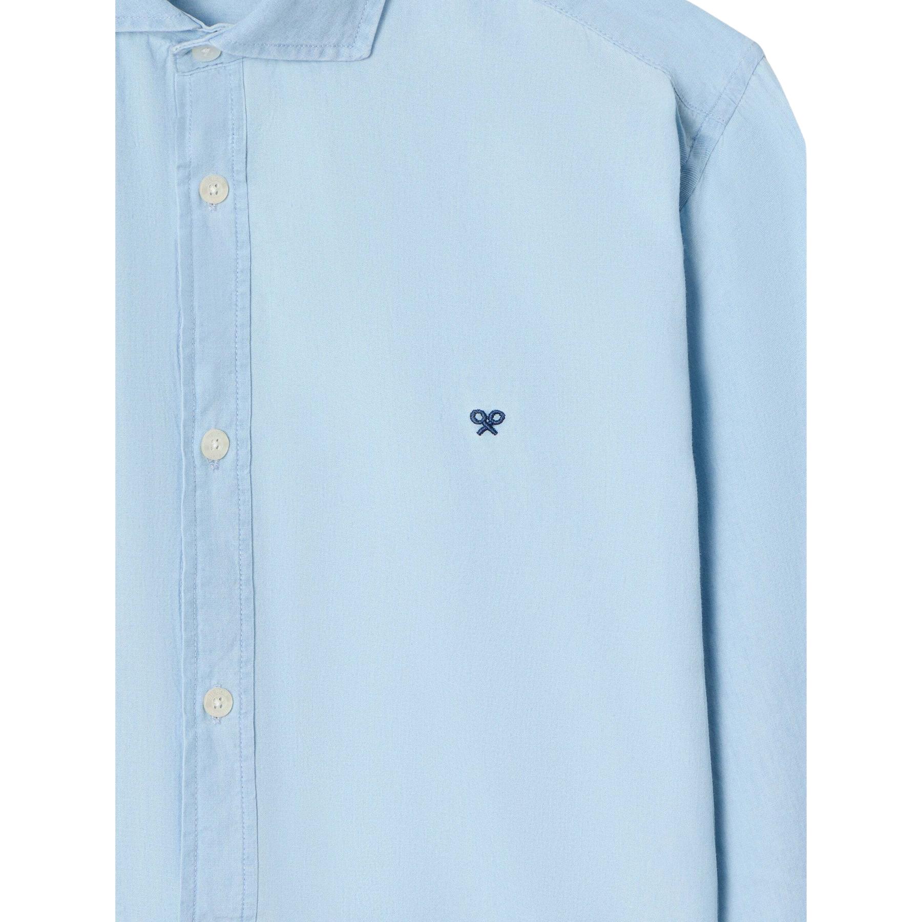 8445165624982 - Langarmjeanshemd mit Cut-Out-Schnitt Silbon