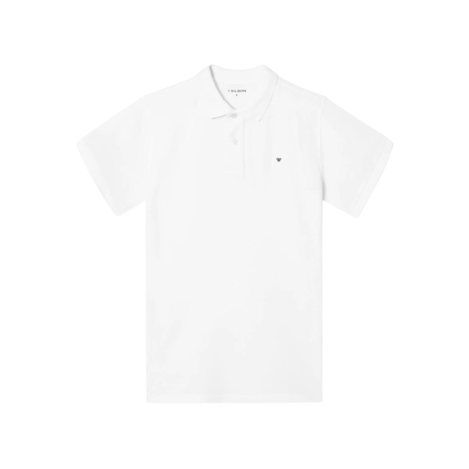 8445165638088 - Klassisches Baumwoll-Polo Silbon