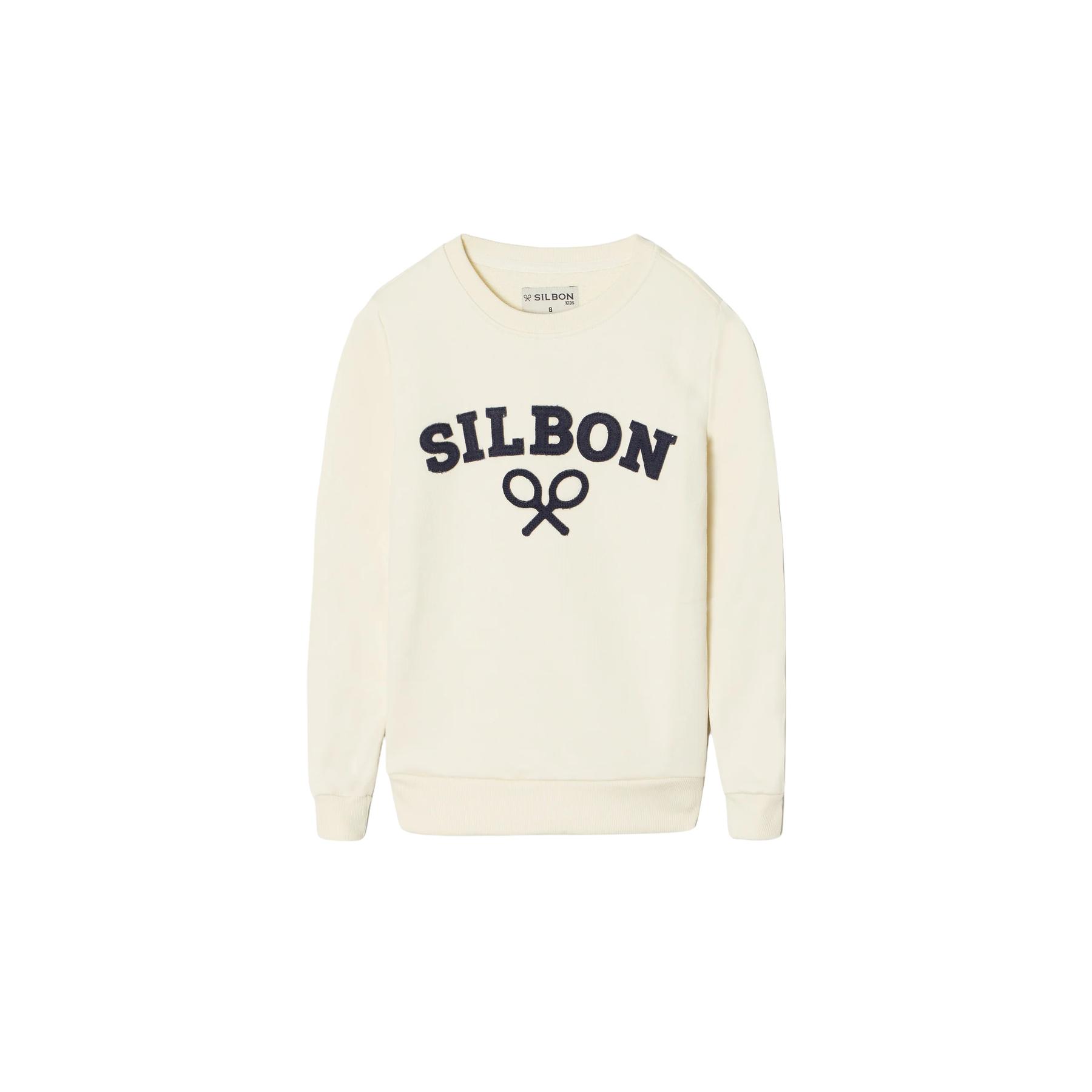 8445165669983 - Kindersweatshirt mit Schlägerdruck Silbon