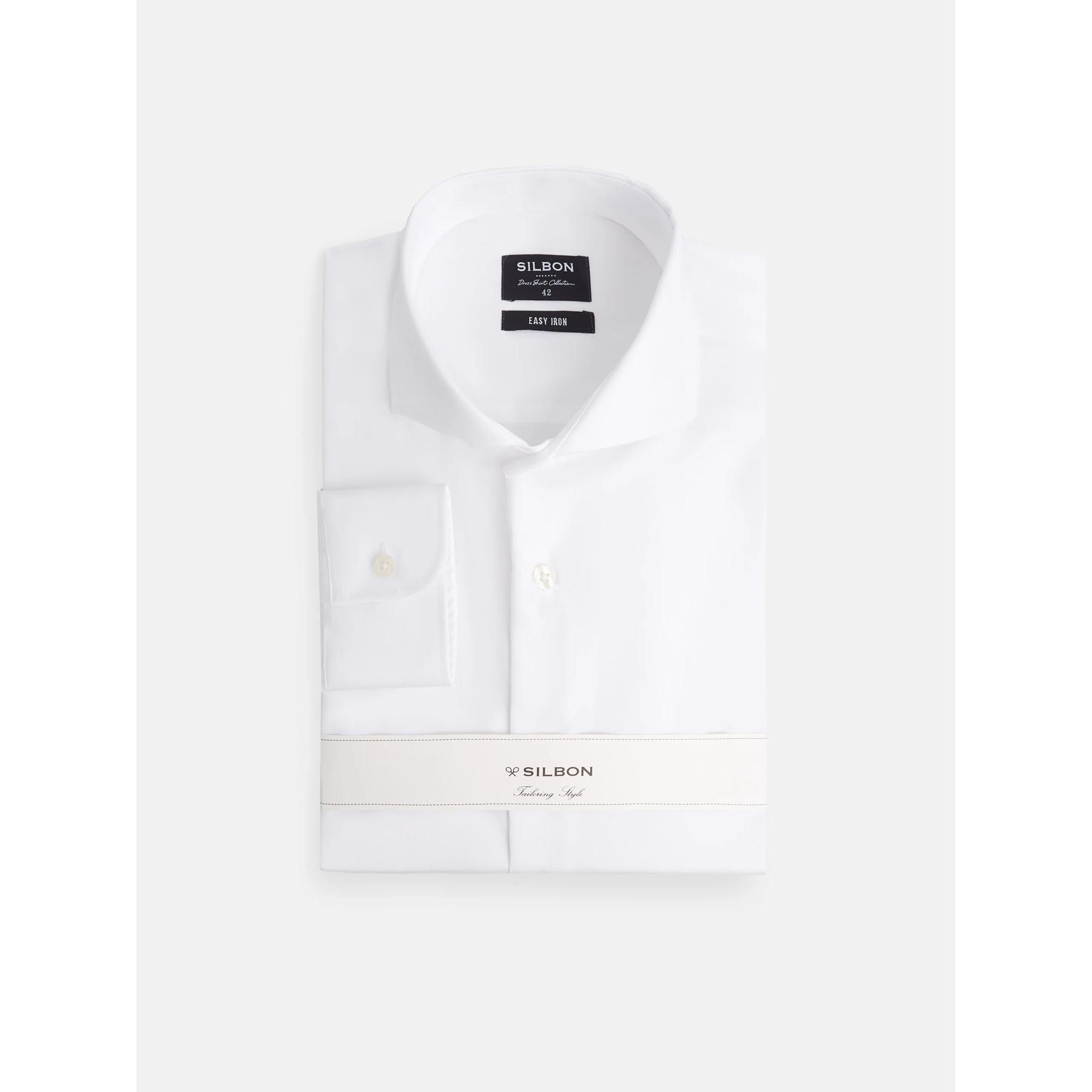 8445165715895 - Langarmhemd mit einfachen Manschetten Silbon