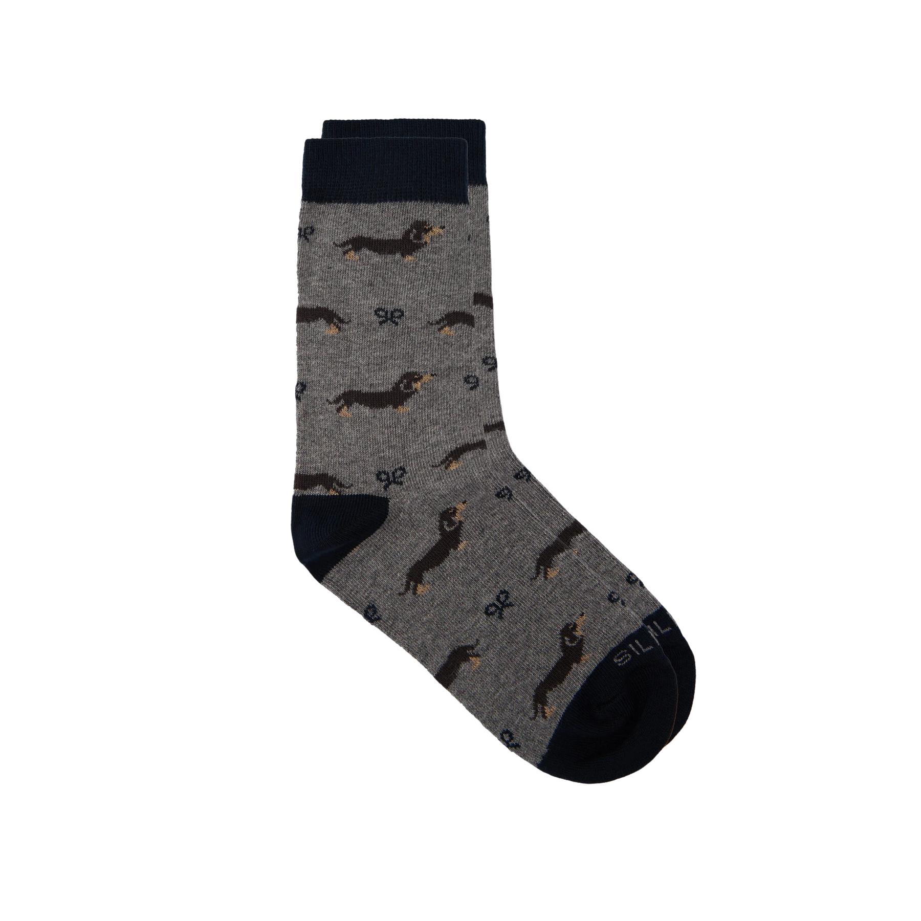 8445165802397 - Kinder Socken mit Hundemotiven Silbon