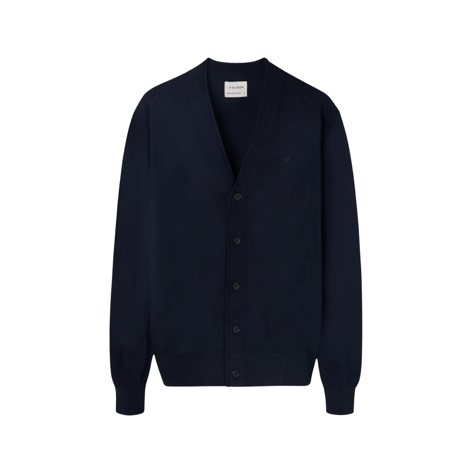 8447340168113 - Klassischer Cardigan Silbon