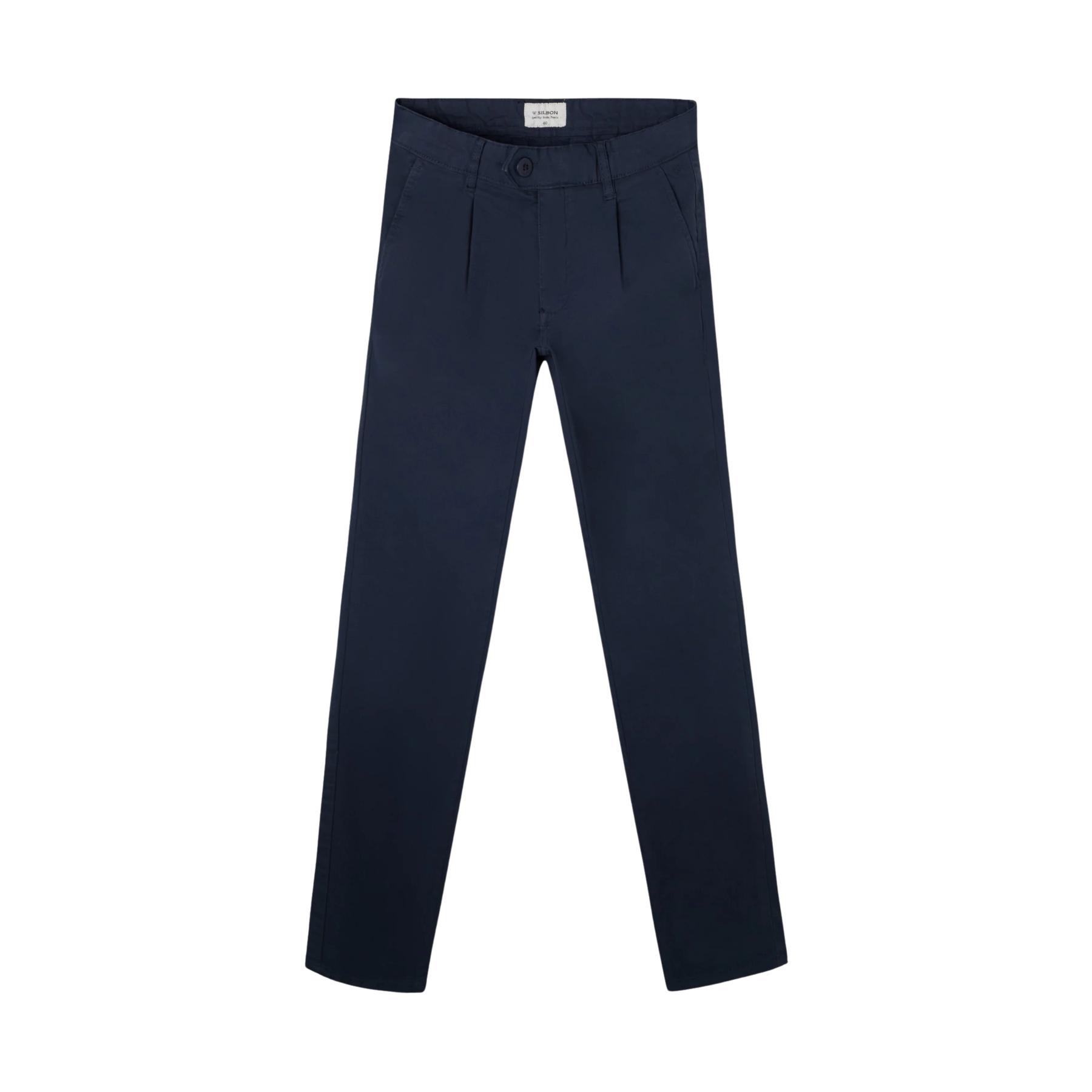 8447340213028 - Chino-Hosen mit Bundfalten Silbon