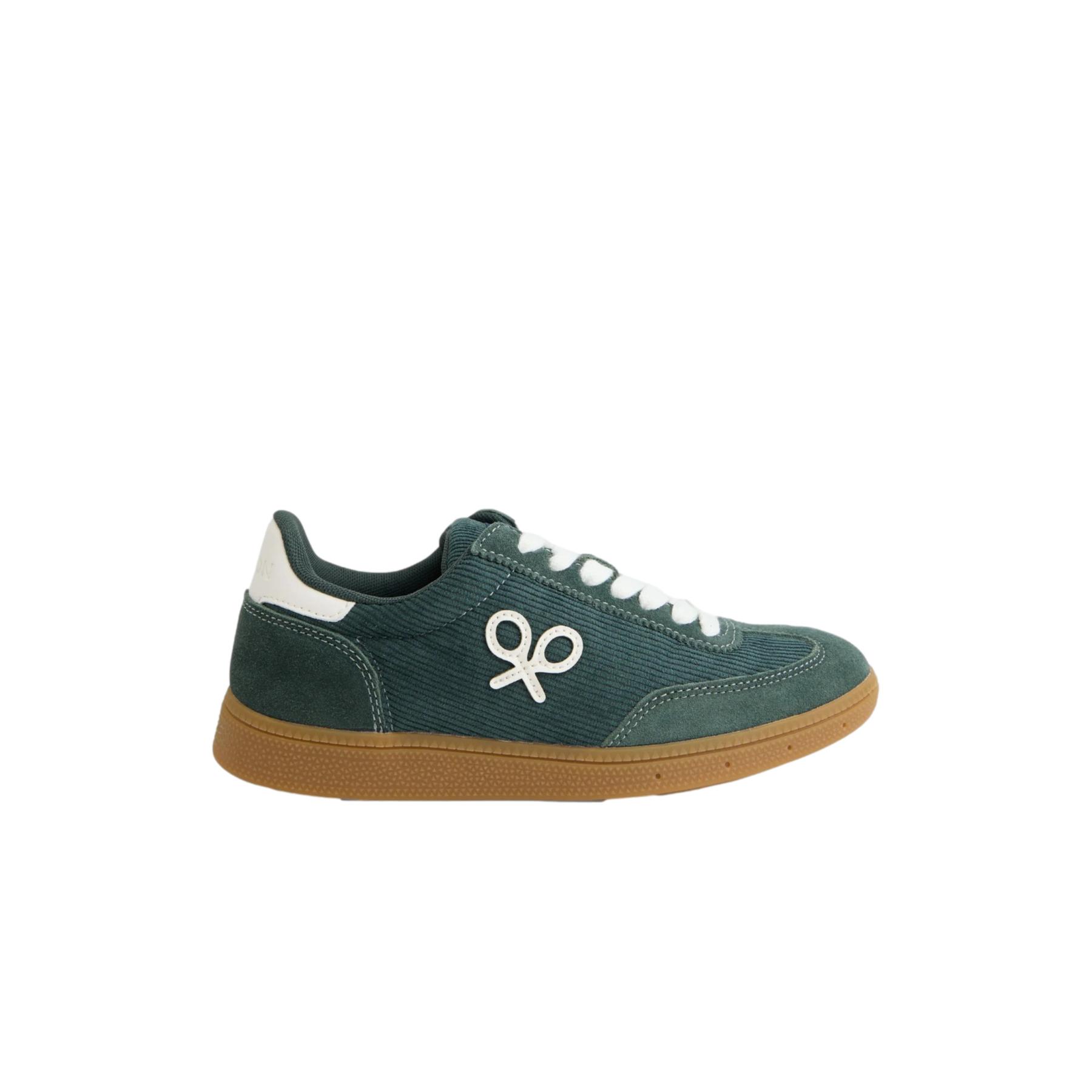 8447340196420 - Lässige Cord-Canvas-Sneaker Silbon