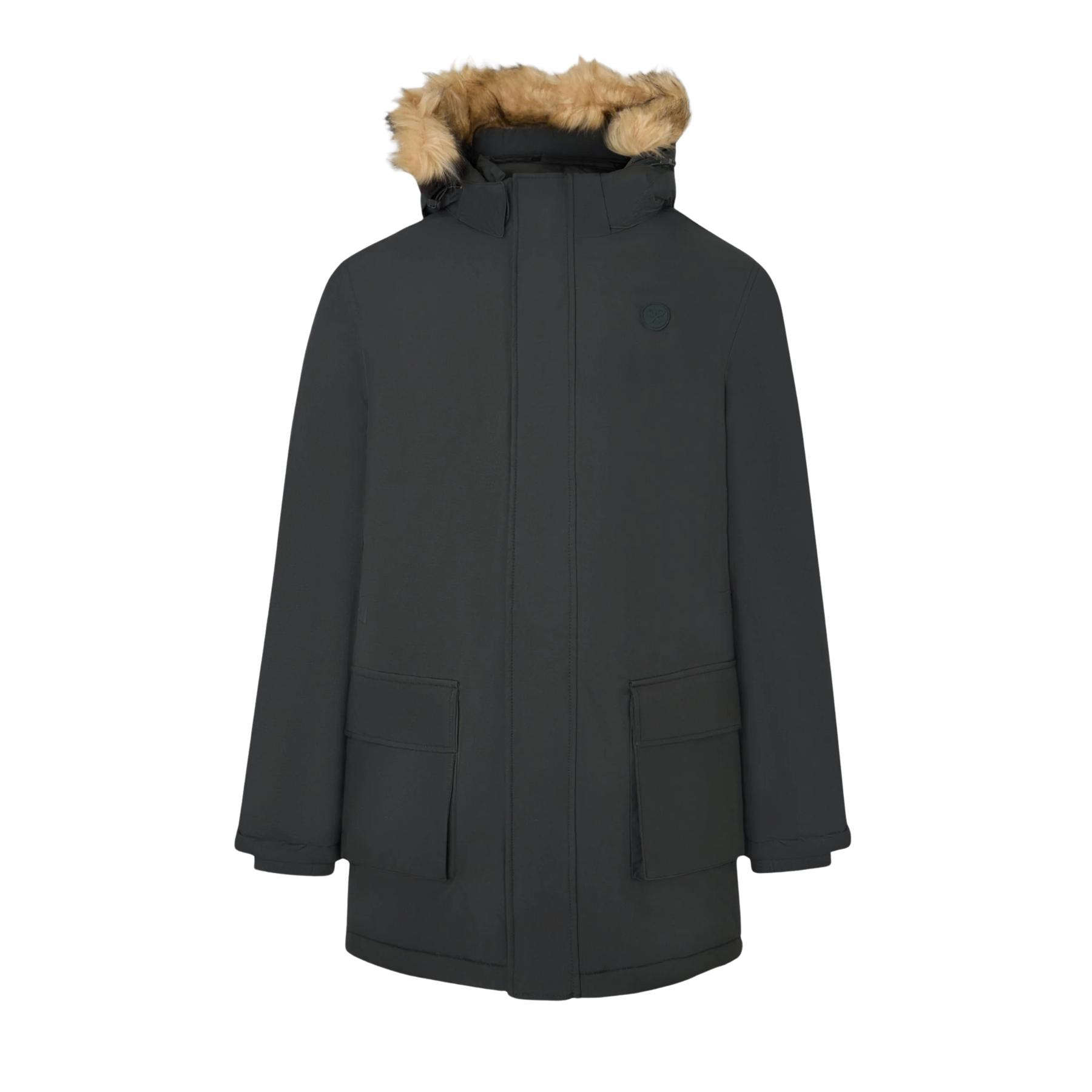 8447340163590 - Technischer Kapuzenmantel Silbon