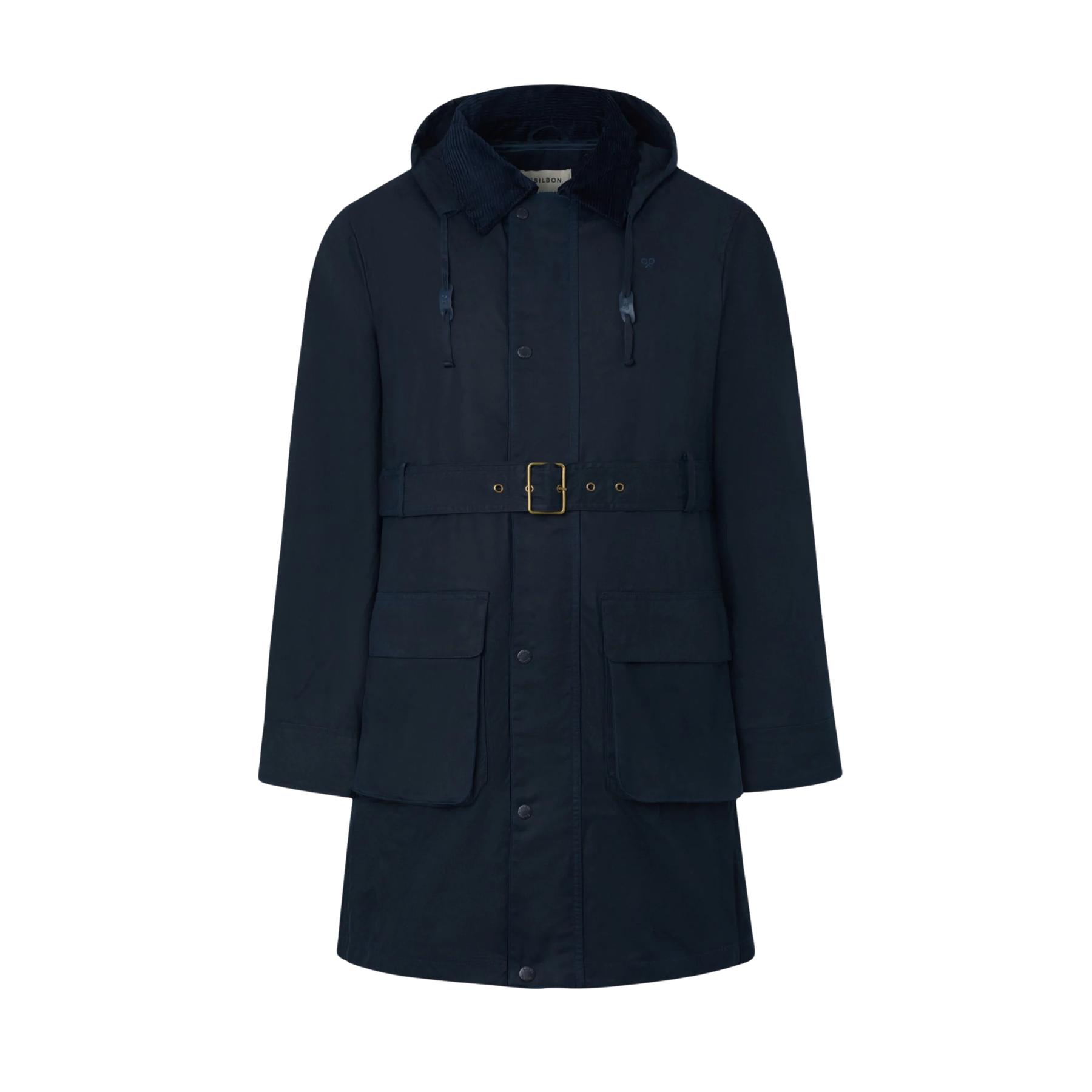 8447340197489 - Langer Regenmantel Silbon