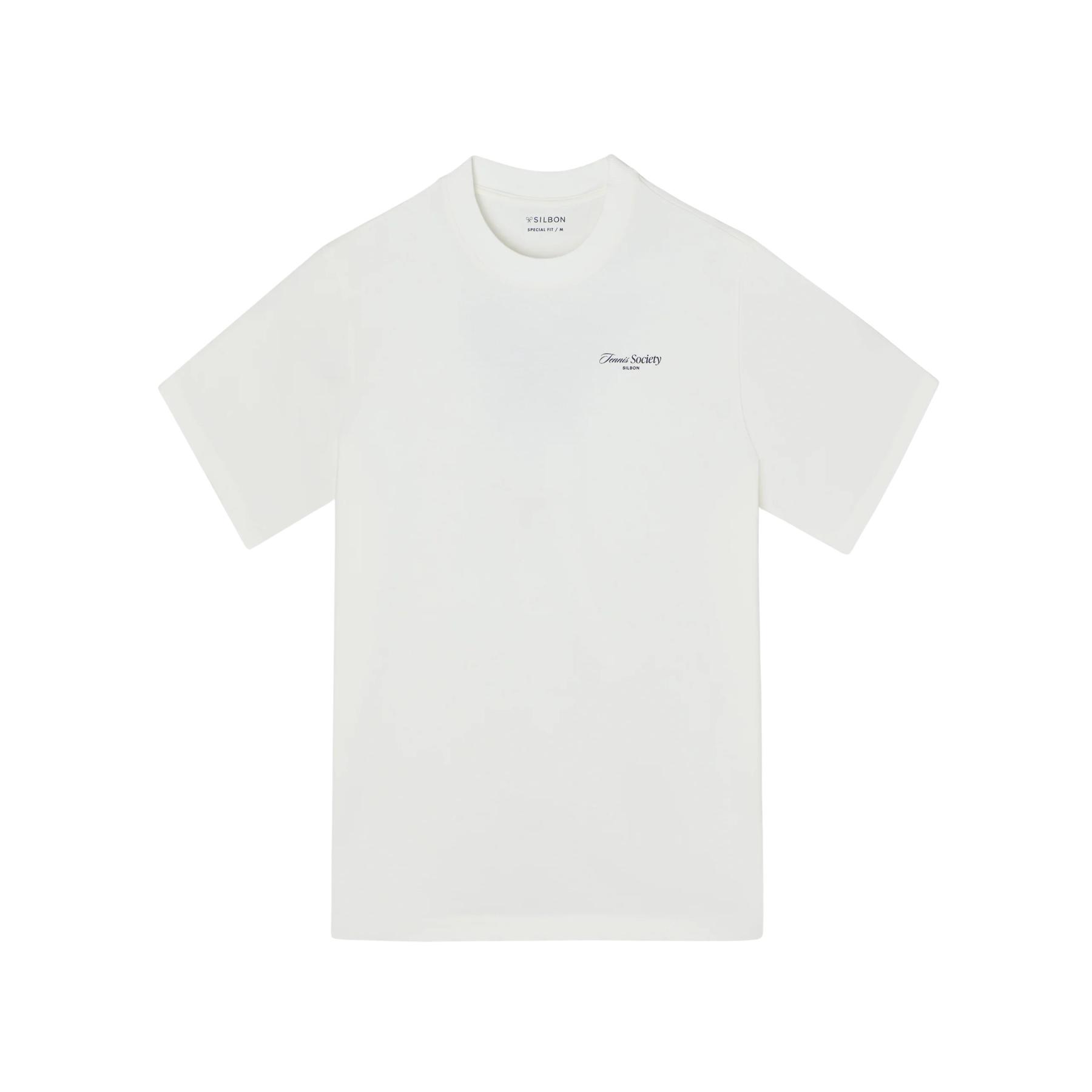 8447340214797 - T-Shirt mit Tennisverein-Motiv Silbon