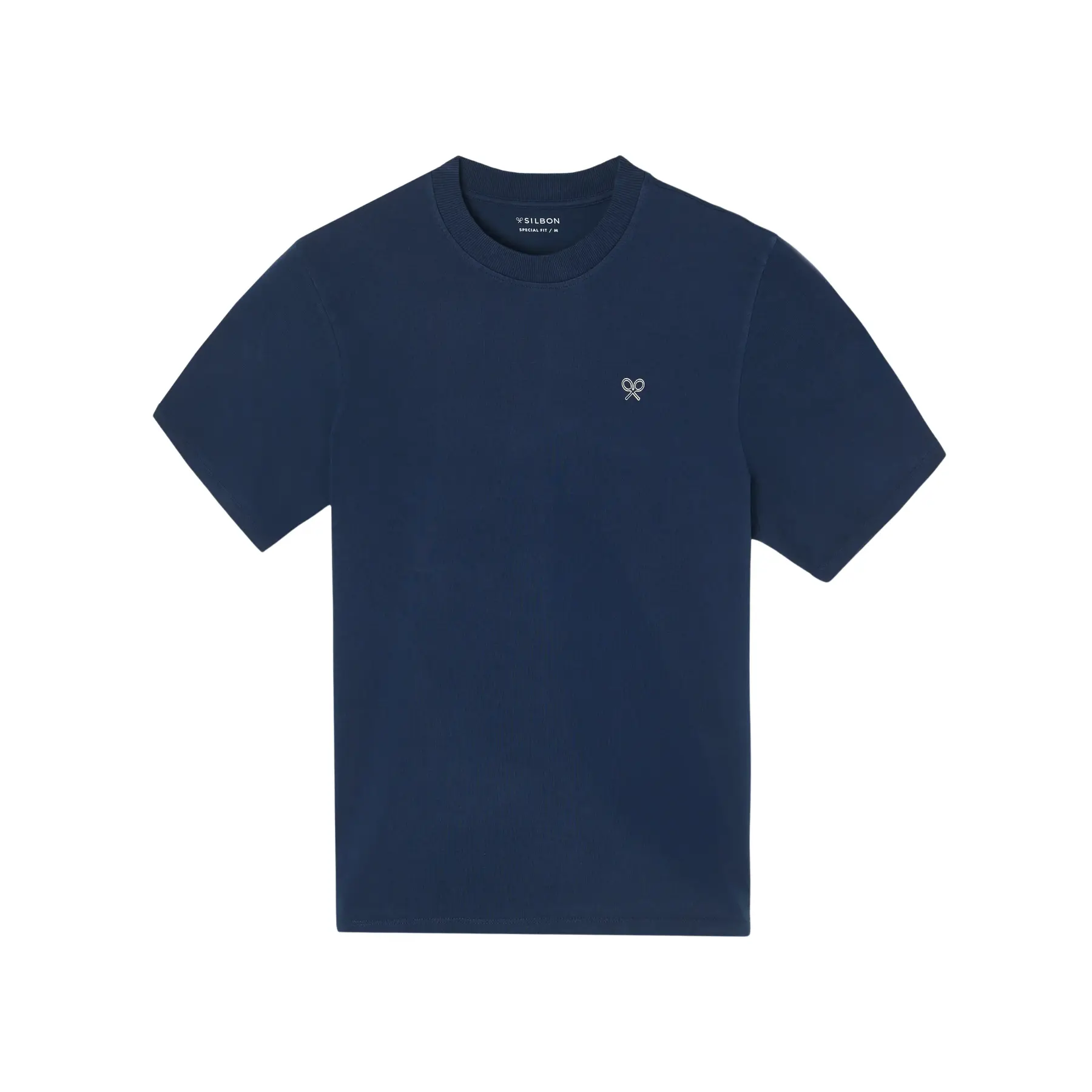 8447340215770 - T-Shirt mit Motiv von zwei Schlägern Silbon