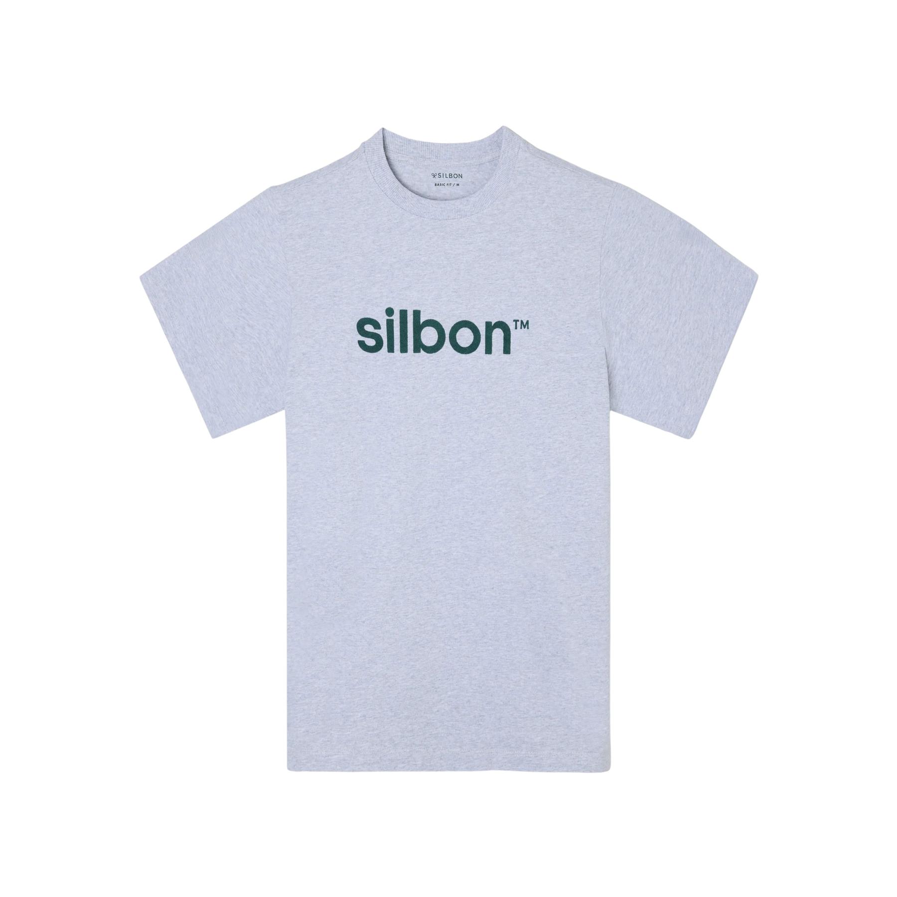 8447340202121 - T-Shirt mit Flockmotiv Silbon