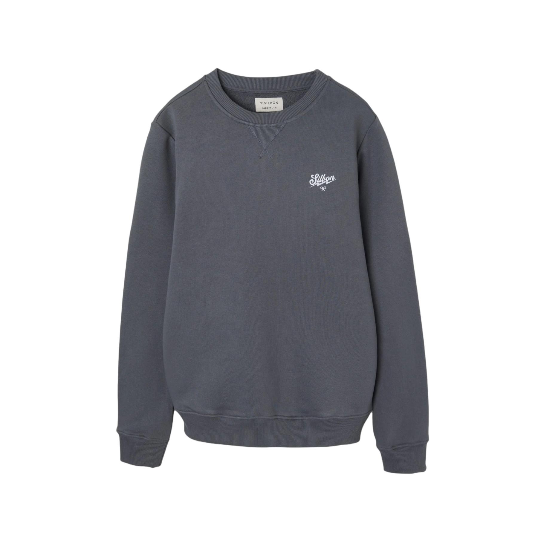 8447340217293 - Klassischer Sweatshirt mit The Squad Druck Silbon