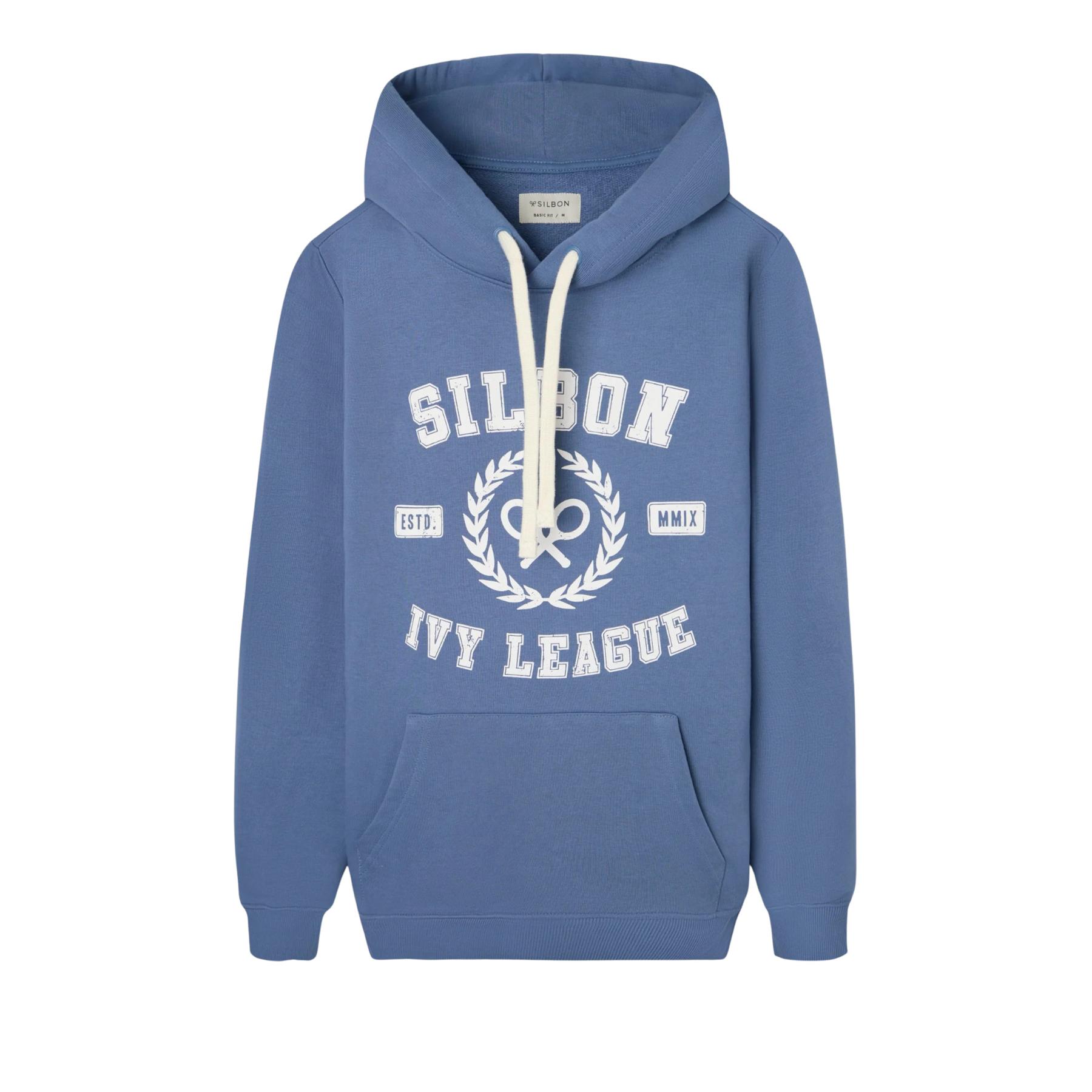 8447340205467 - Ivy-League-Print Kapuzenpullover Silbon