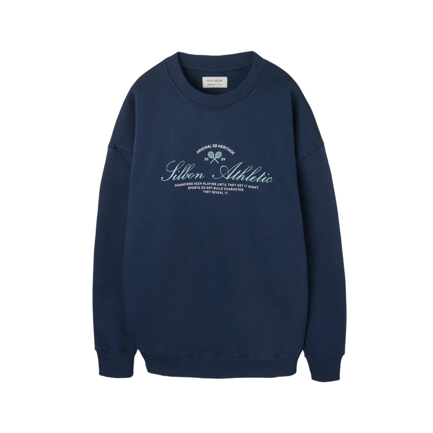 8447340205634 - Sweatshirt mit Sonderdruck Silbon