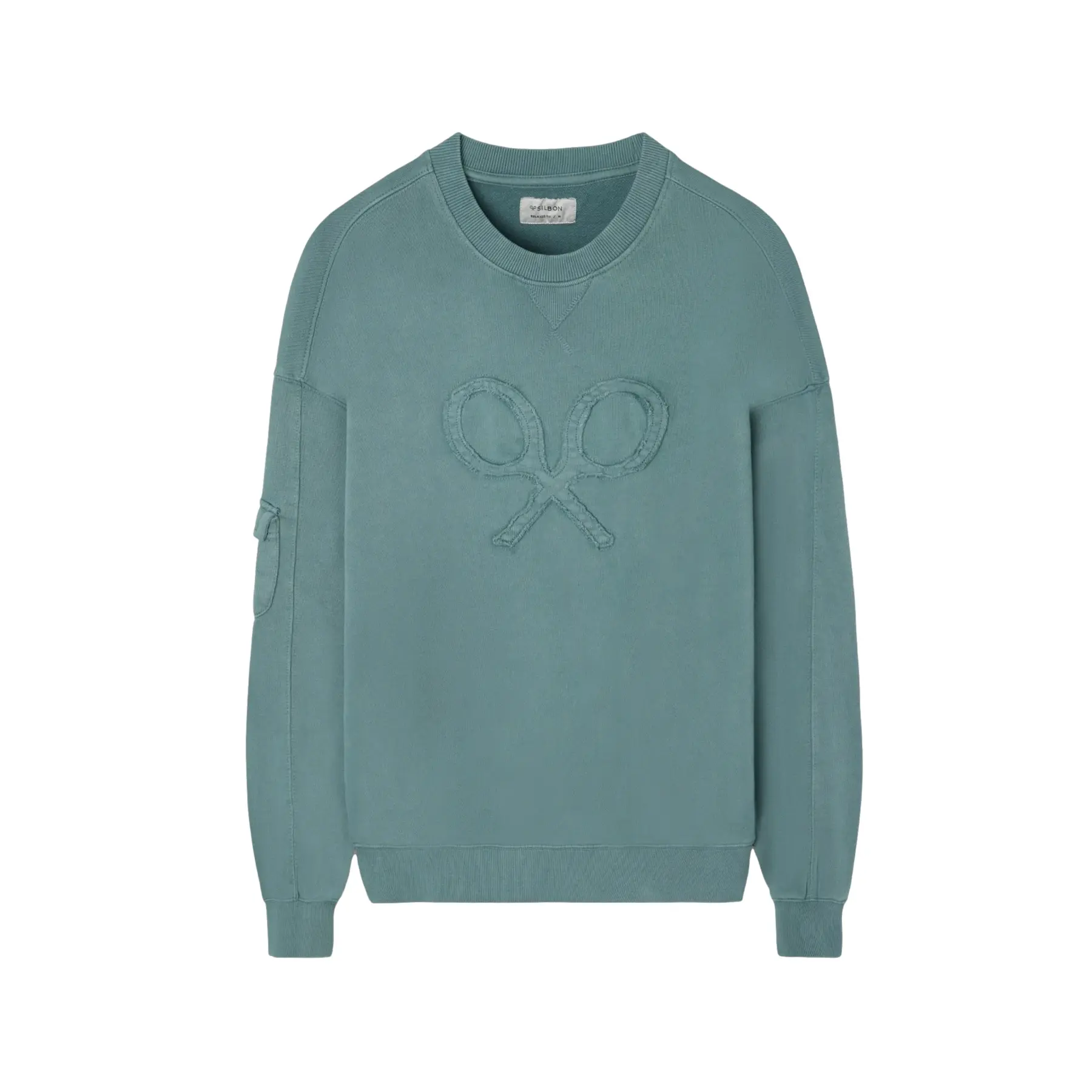 8447340169554 - Färbete Sweatshirt aus Baumwolle dye relaxed fit