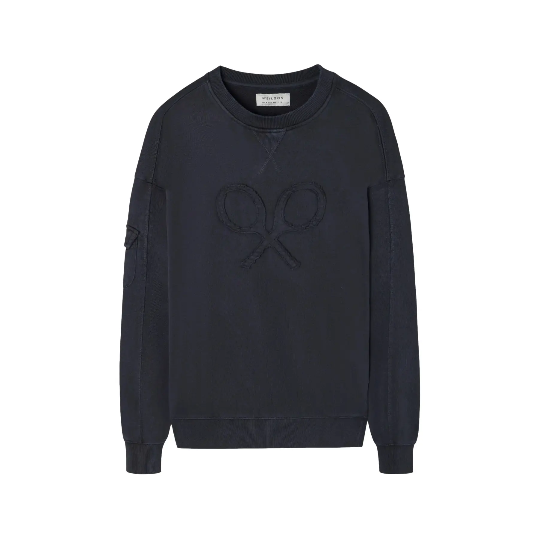 8447340169684 - Färbete Sweatshirt aus Baumwolle relaxed fit