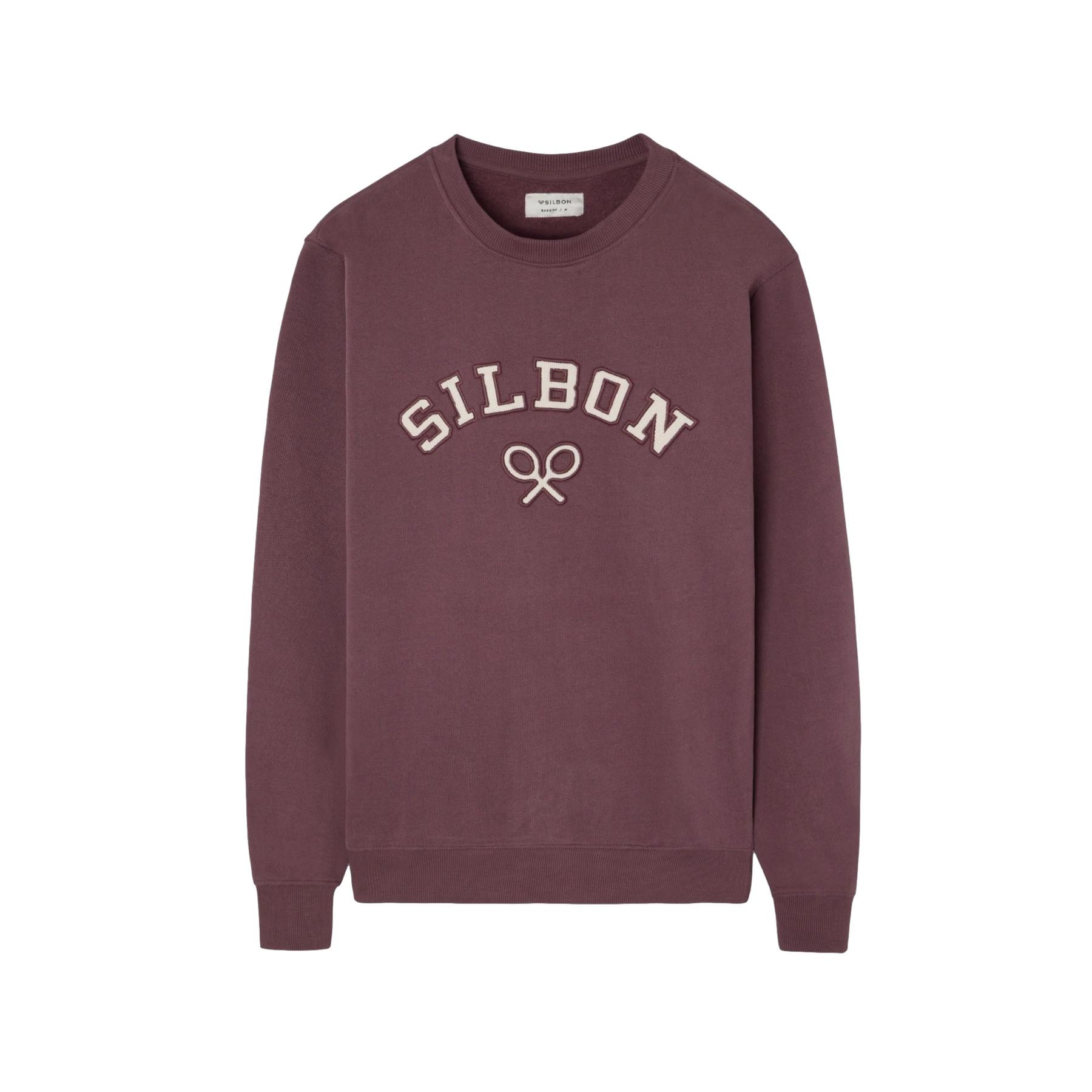 8447340169981 - Tennis-Racket-Motiv Sweatshirt Silbon