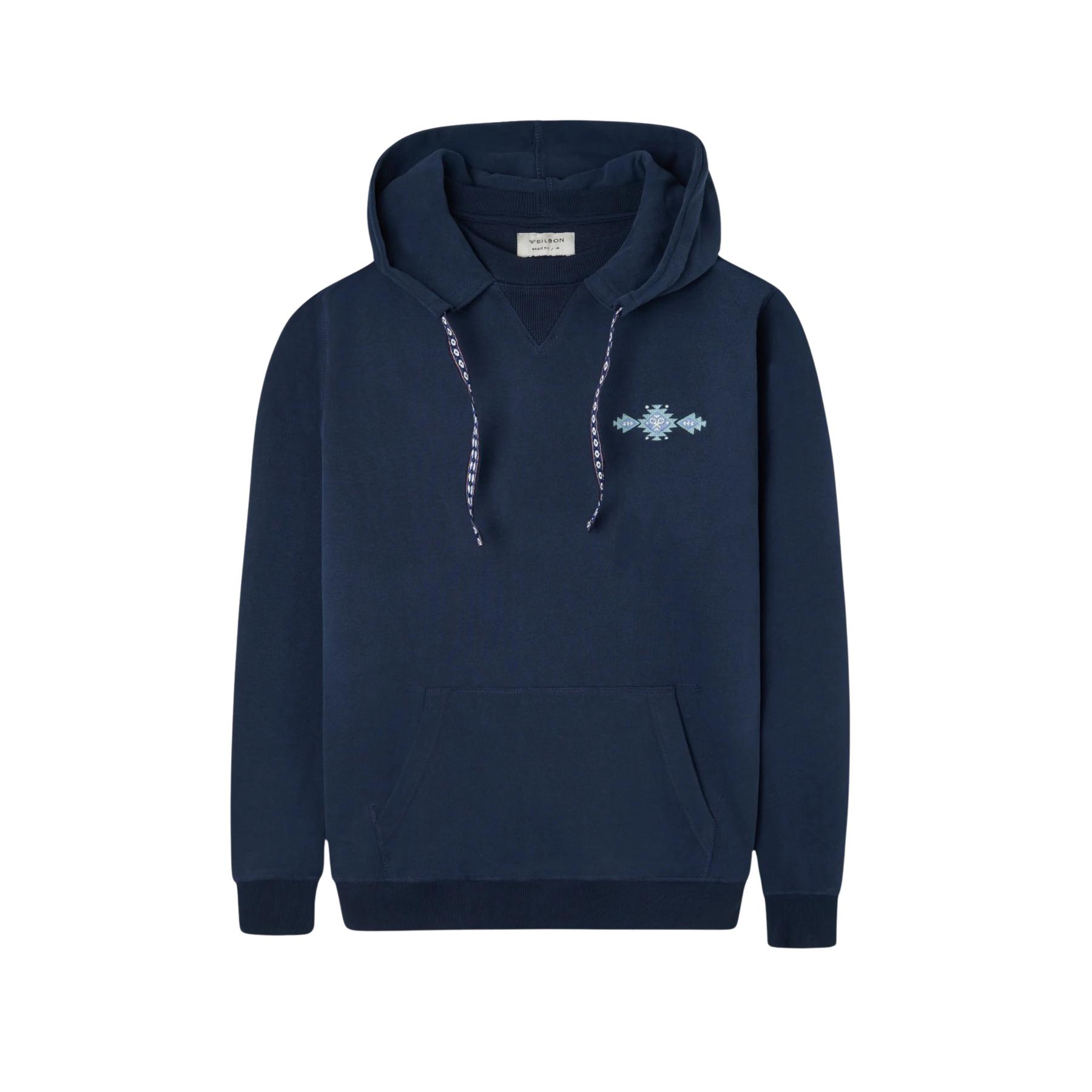 8447340170550 - Ethno-Print Hoodie Silbon