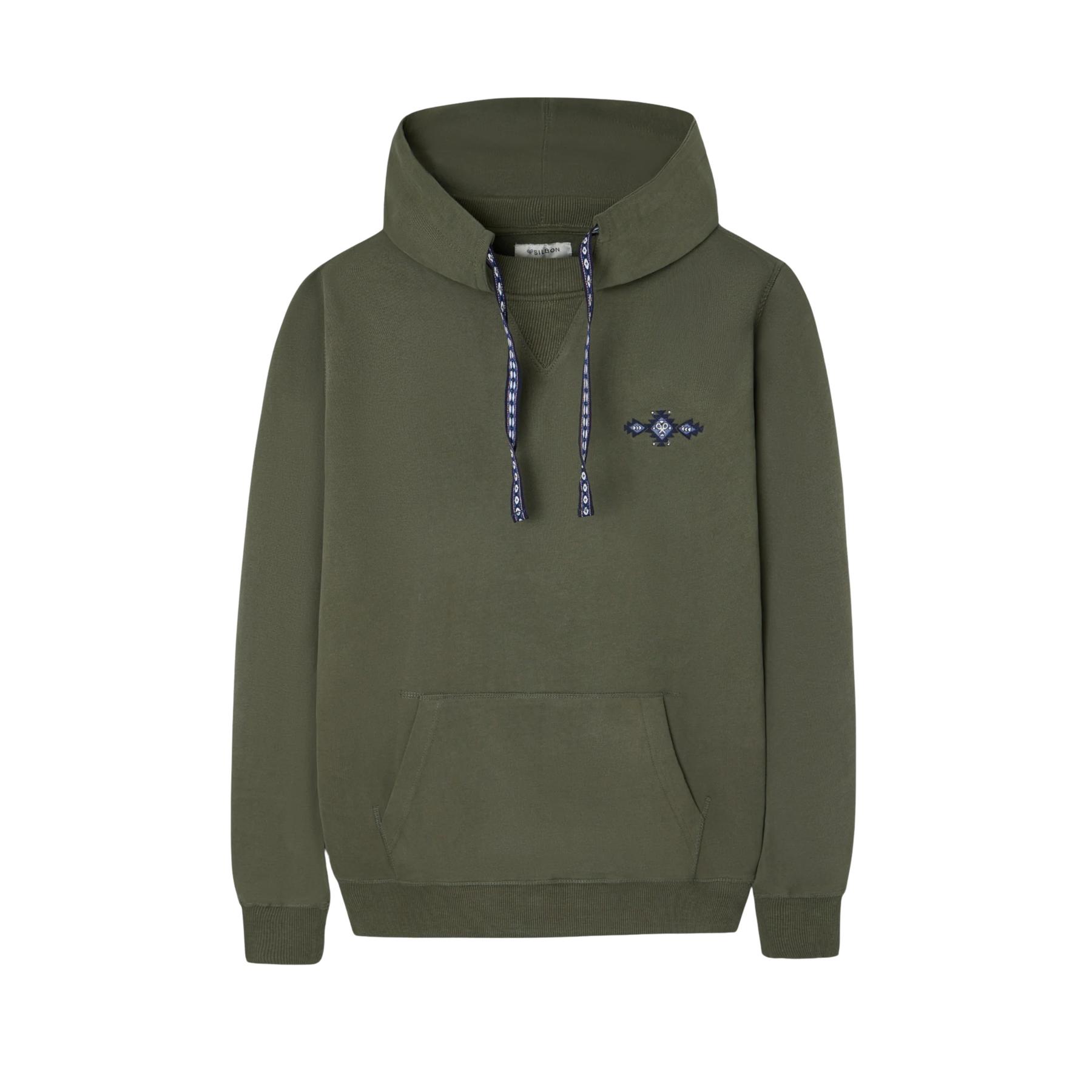 8447340170666 - Ethno-Print Hoodie Silbon