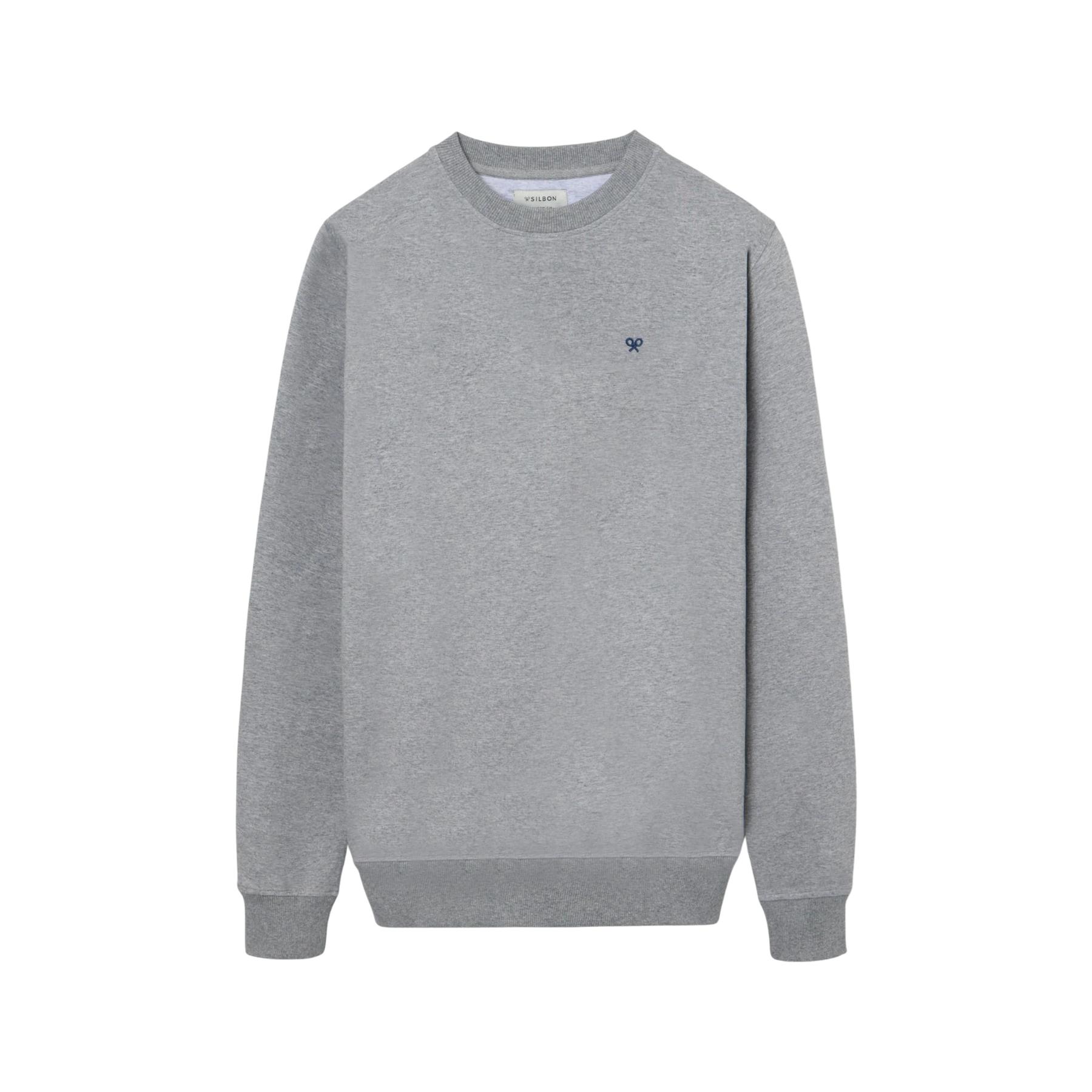 8447340231909 - Klassischer Neopren-Sweatshirt Silbon