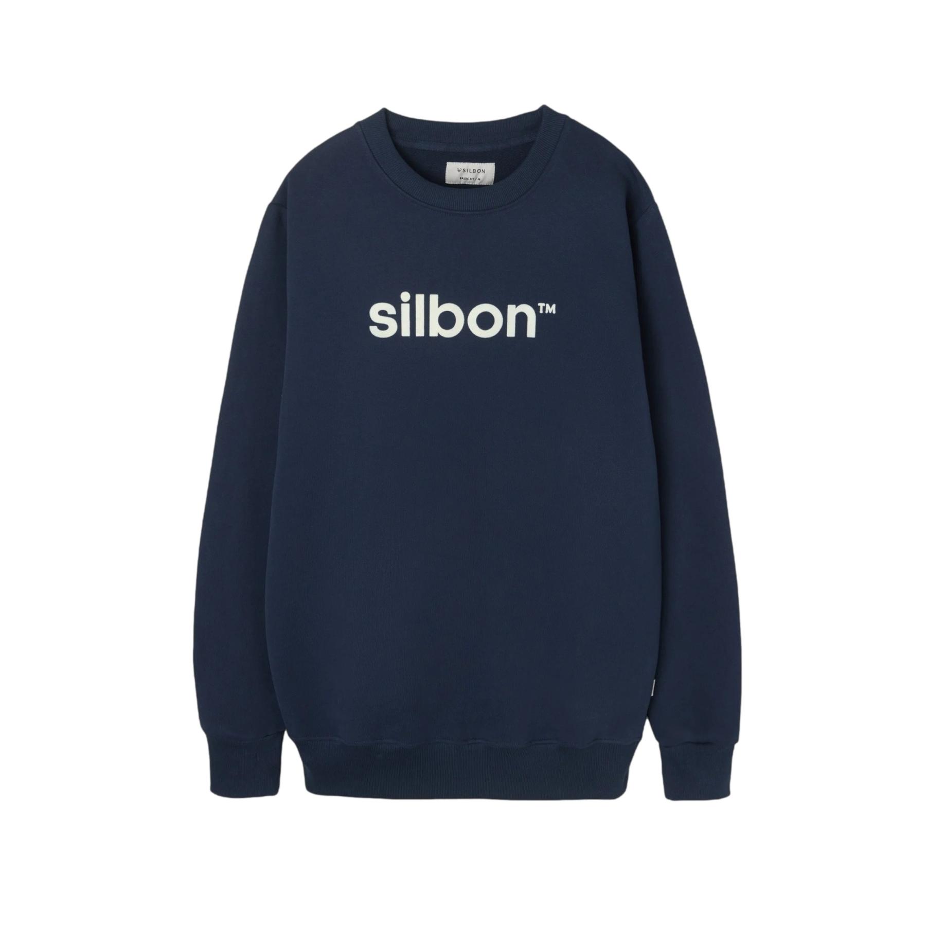8447340202947 - Bedruckter Baumwoll-Sweatshirt Silbon
