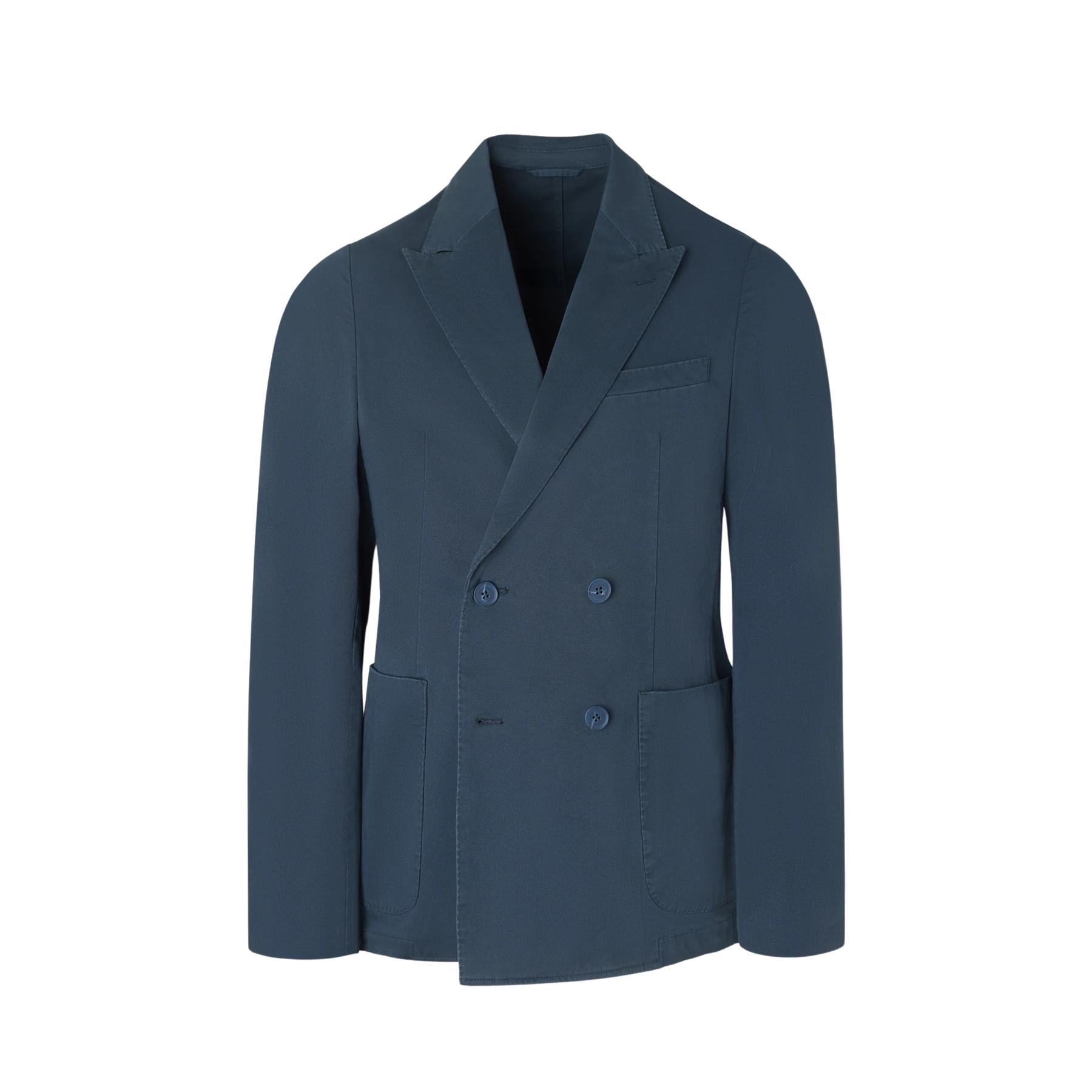 8447340152143 - Lässiger Doppelreiher-Blazer Silbon