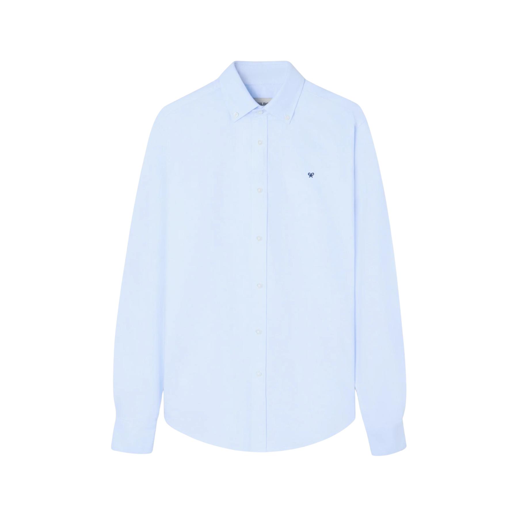 8447340154314 - Langarmhemd aus Oxford-Stoff in klassischer Passform Silbon